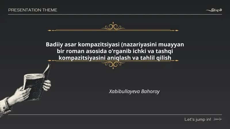 Badiiy asar kompazitsiyasi 1