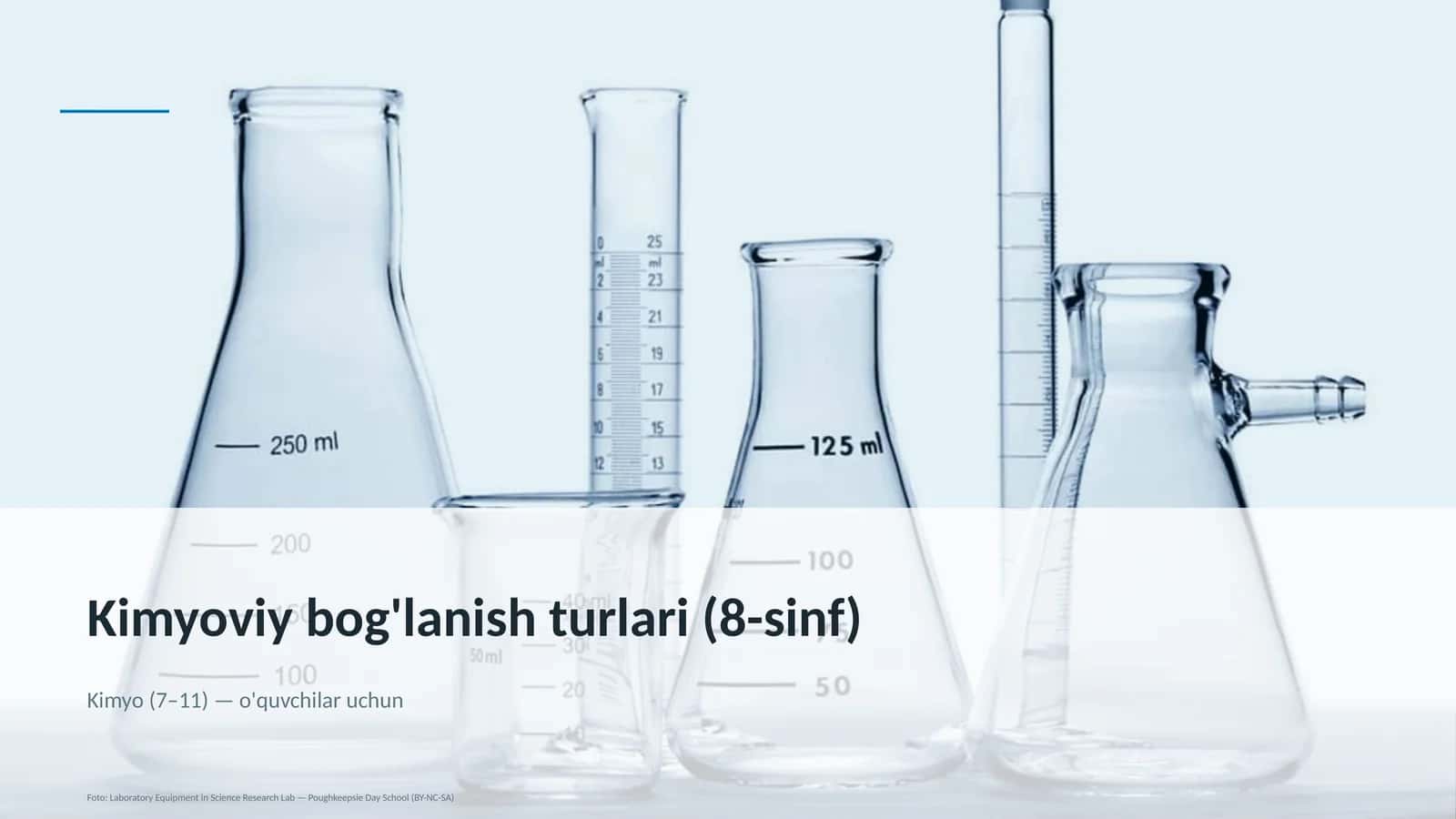 Kimyoviy bog'lanish turlari (8-sinf) 1
