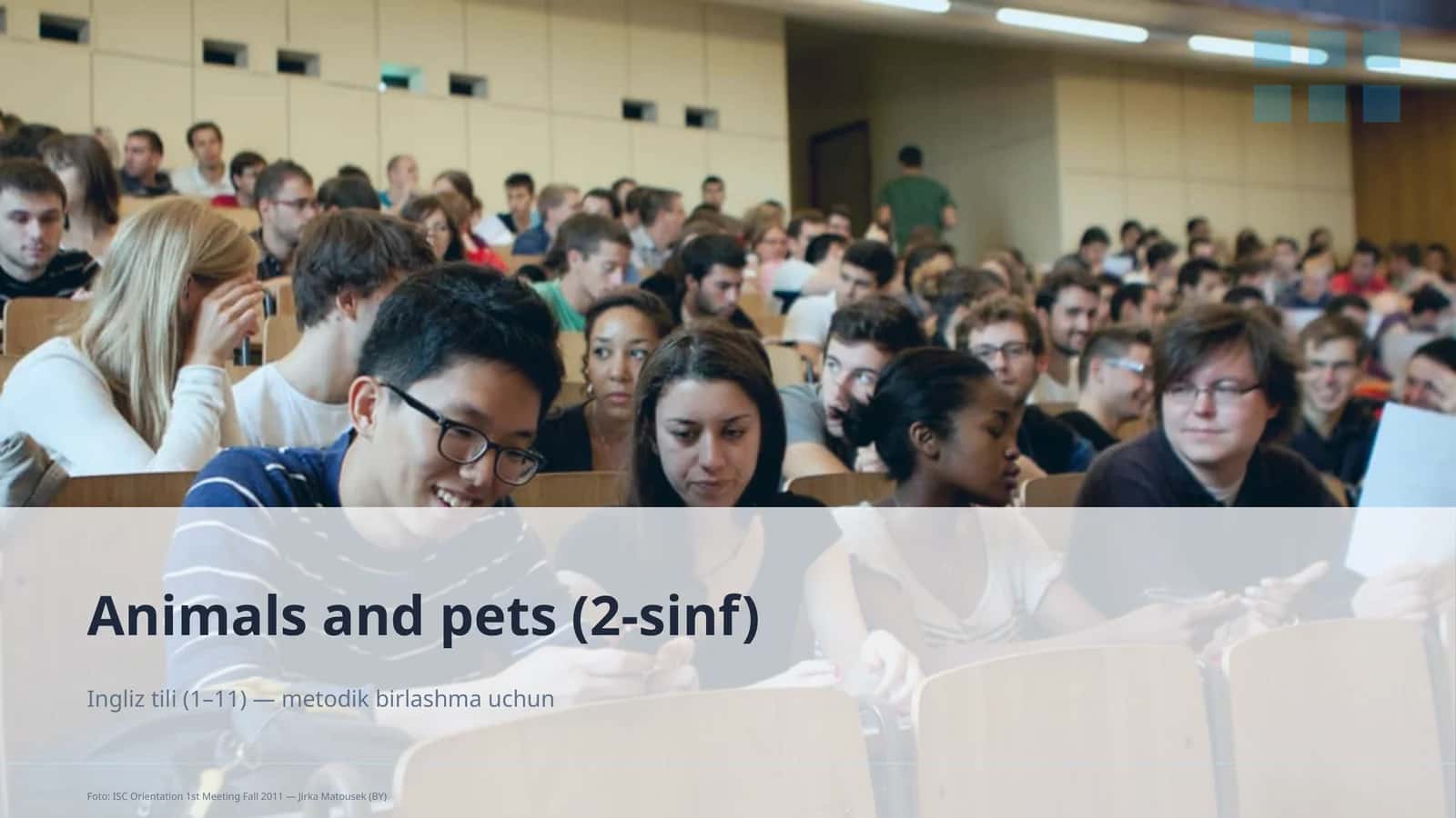 Animals and pets (2-sinf) 1