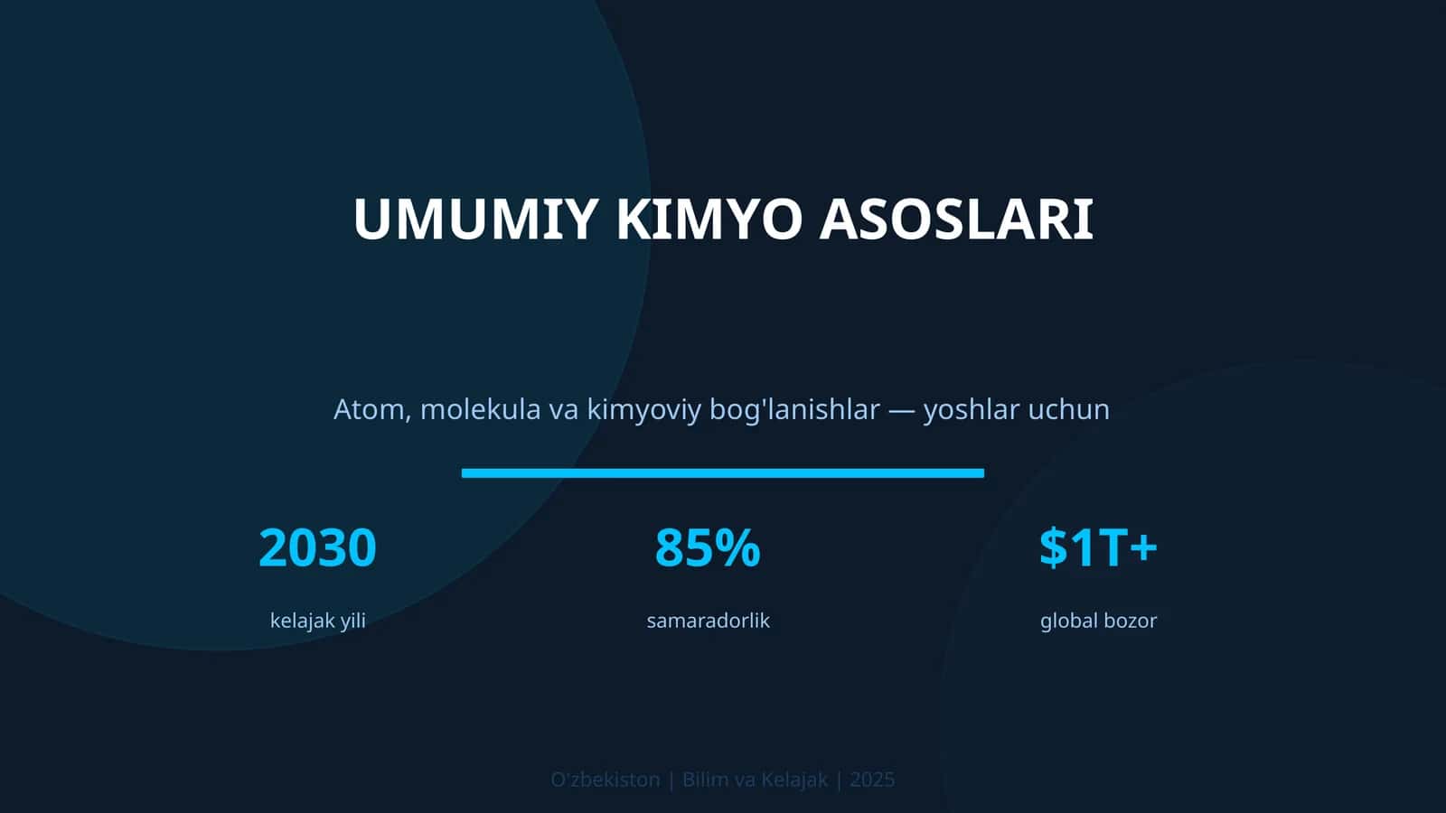Umumiy kimyo asoslari 1