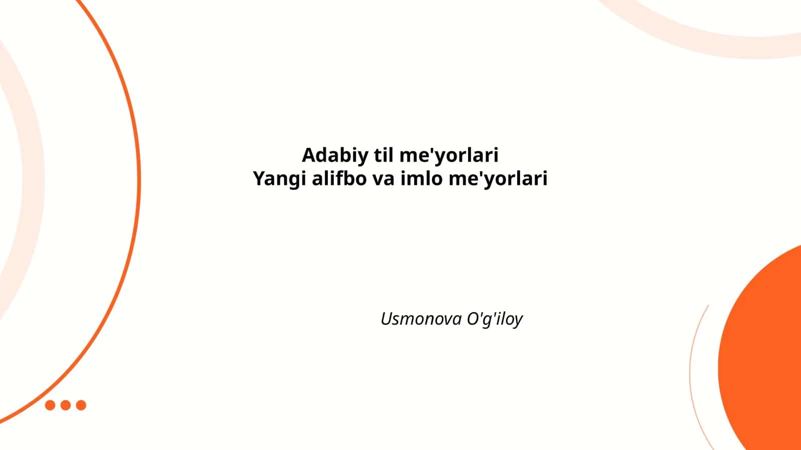 Adabiy til me'yorlari 1