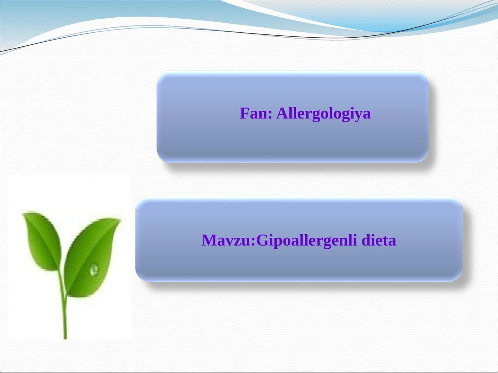 Gipoallergenli Dieta 1
