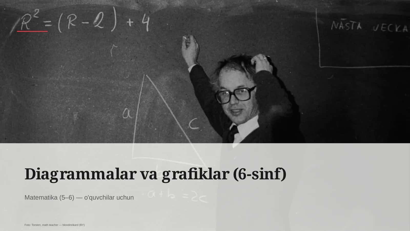 Diagrammalar va grafiklar (6-sinf) 1
