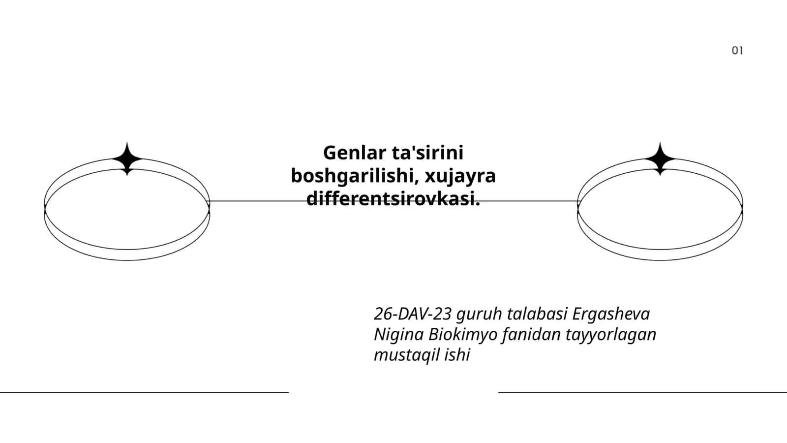 Genlar ta'sirini 1
