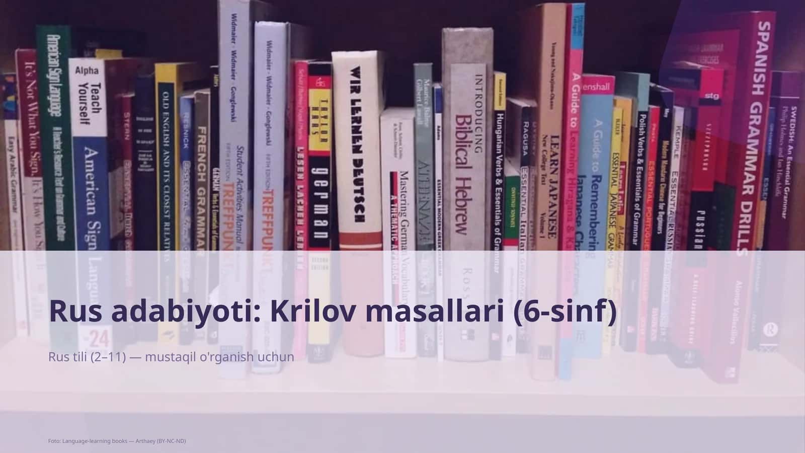 Krilov masallari 1