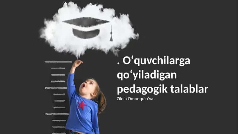 Pedagogik talablar 1