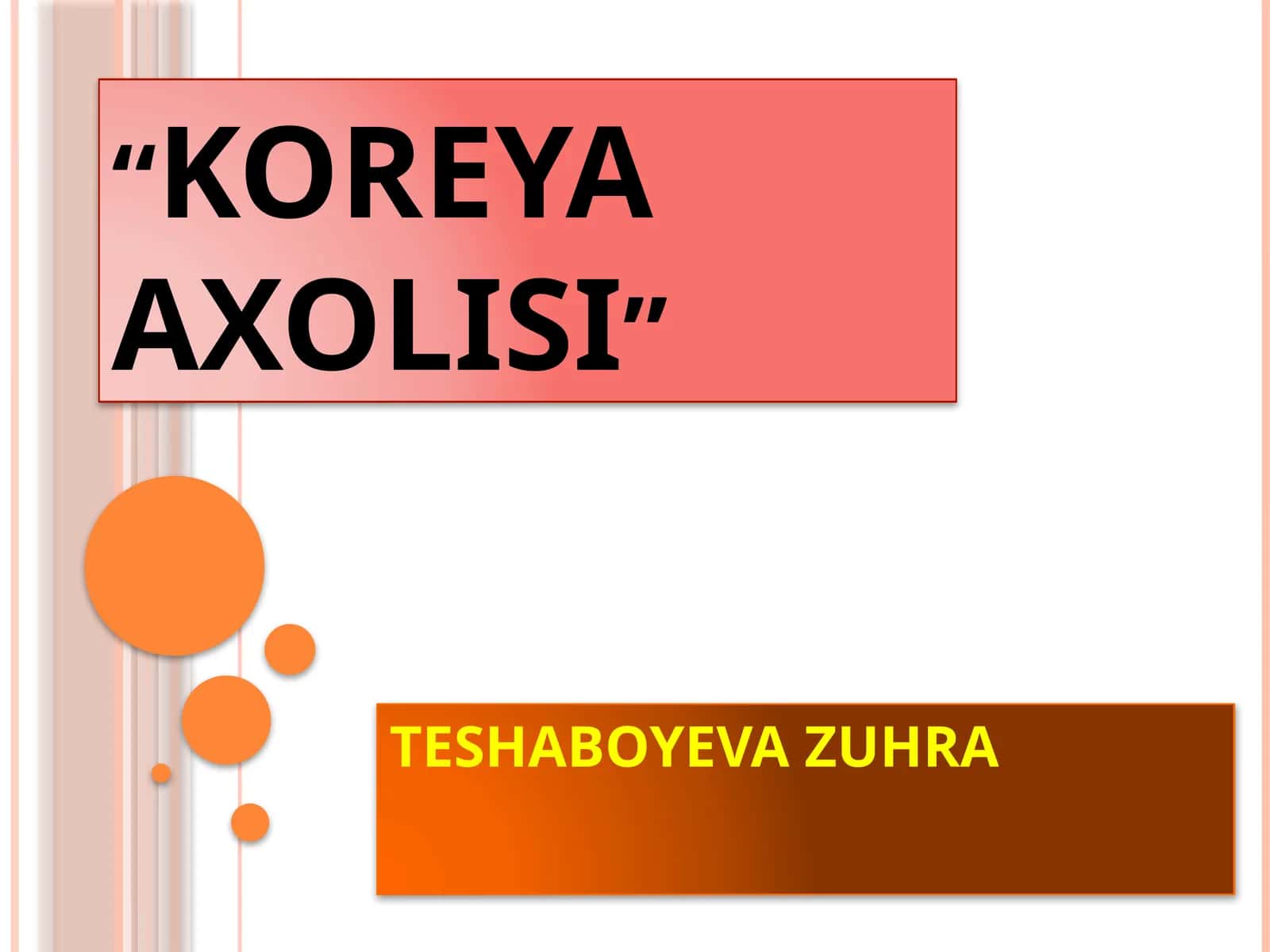 KOREYA AXOLISI 1