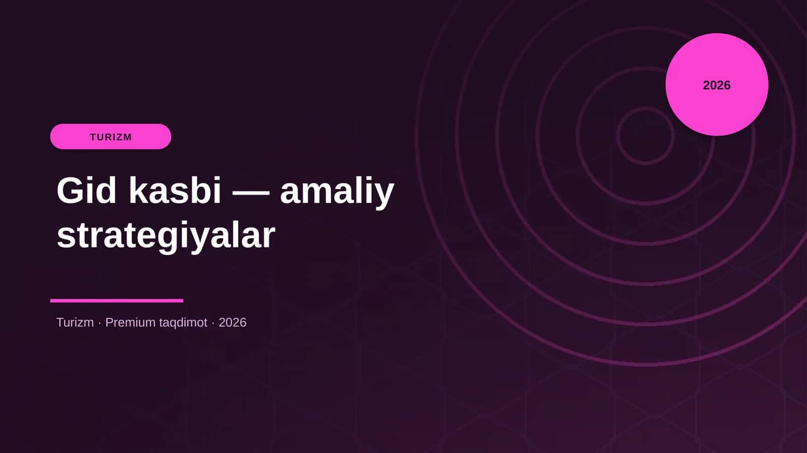 Gid kasbi — amaliy strategiyalar 1