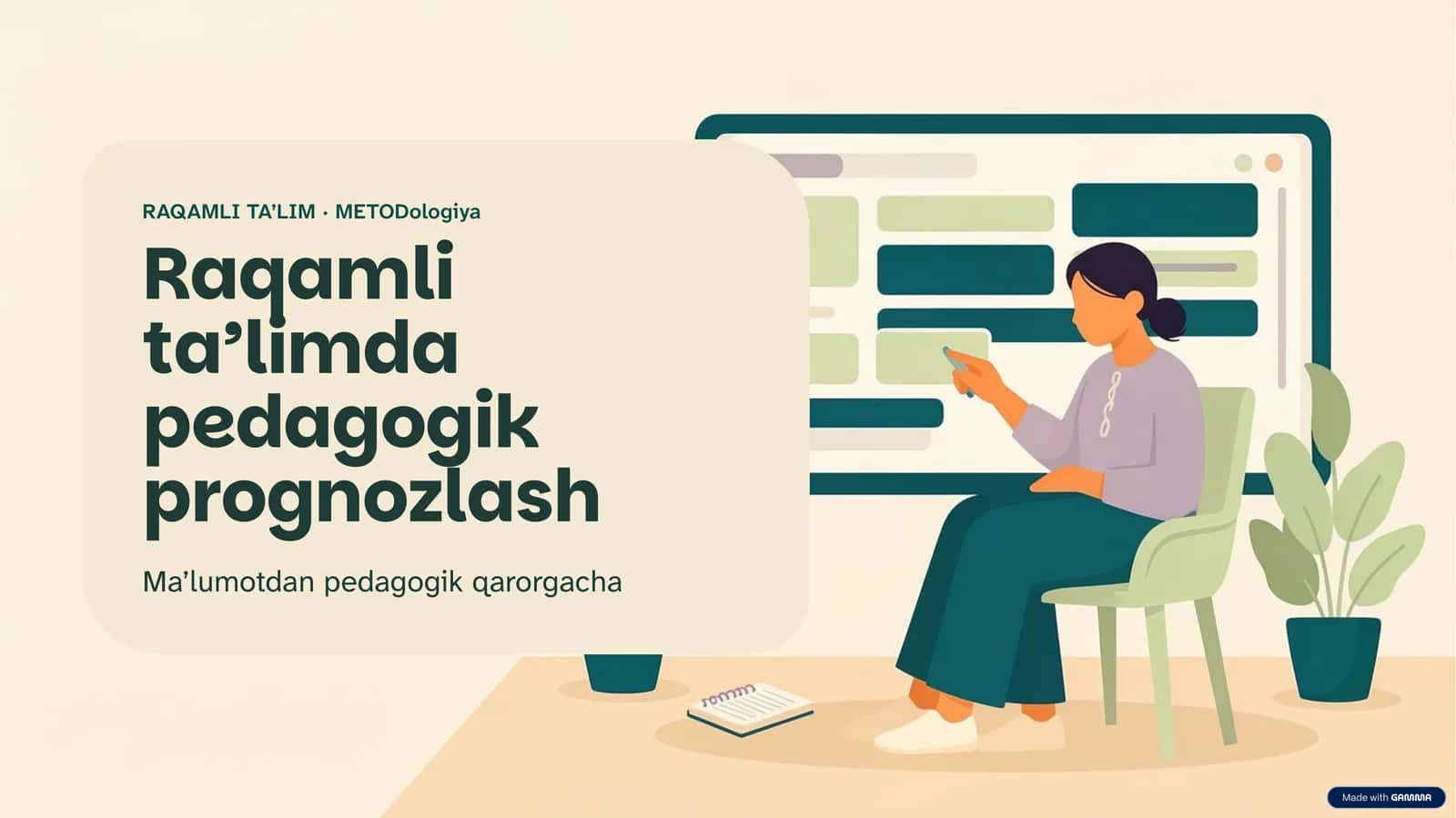 Raqamli ta’limda pedagogik prognozlash 1