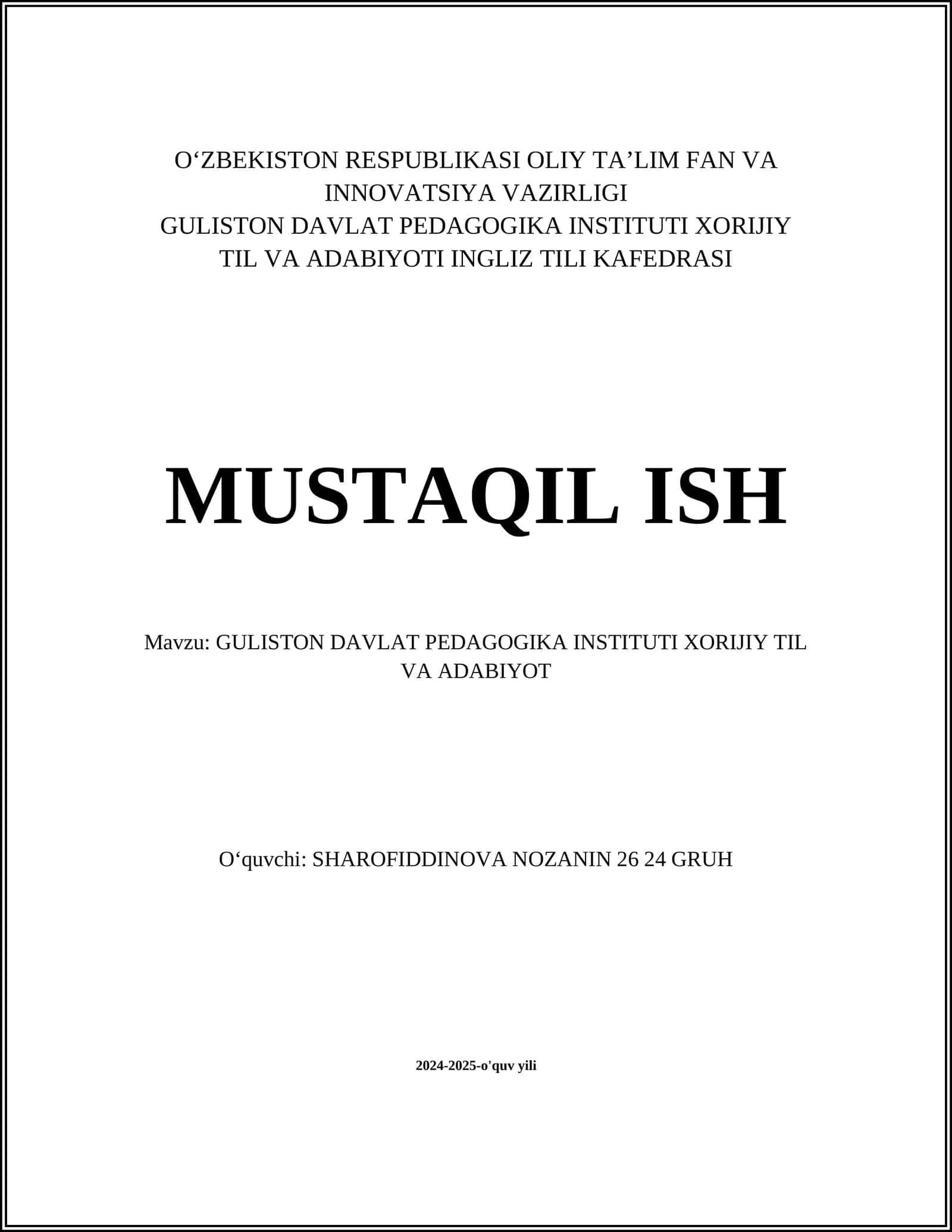 Ingliz adabiyoti tarixi 1