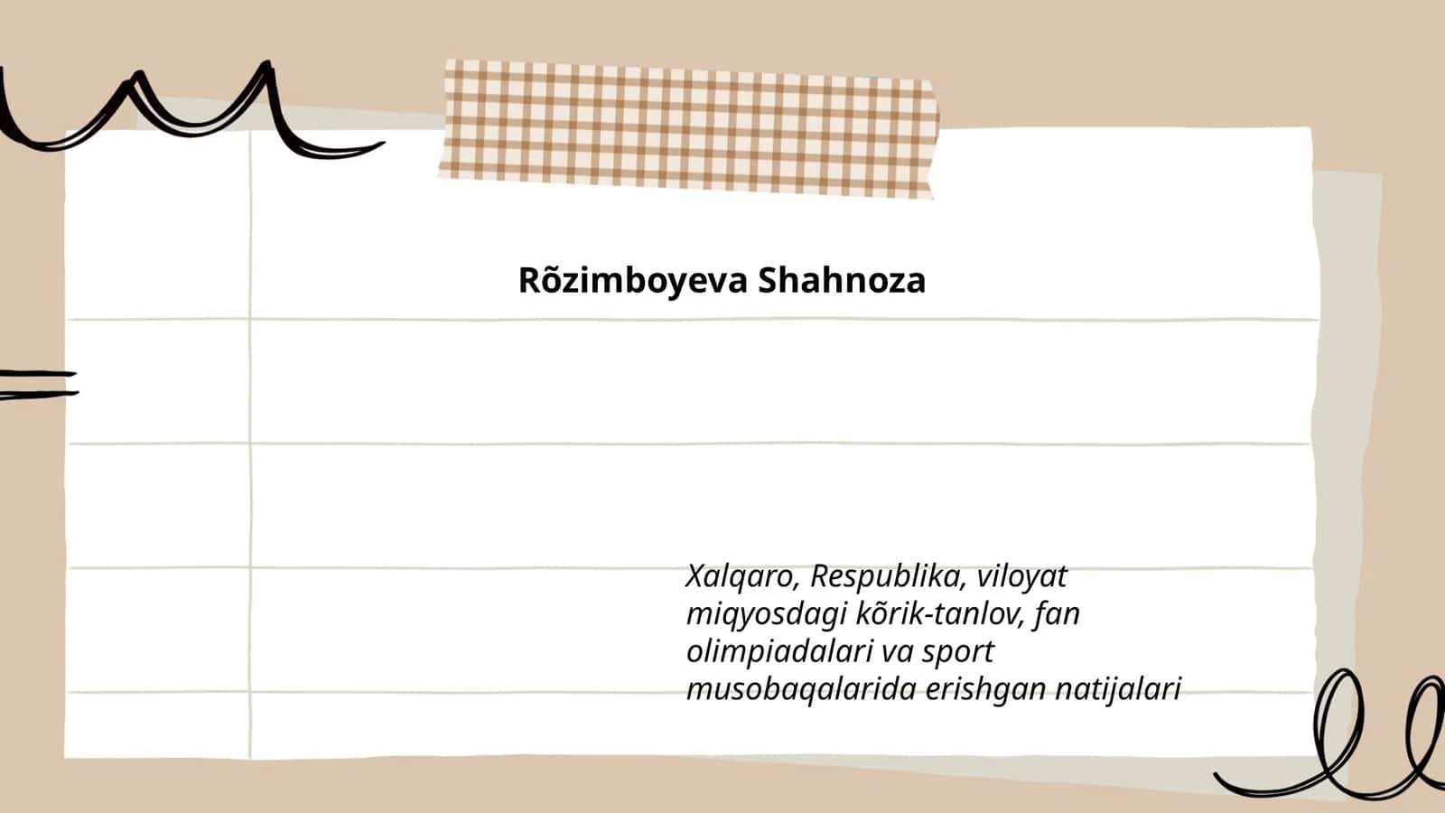 Rõzimboyeva Shahnoza 1