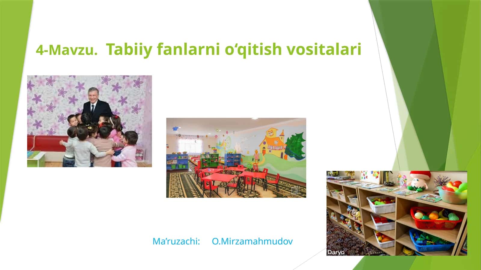Tabiiy fanlarni o‘qitish vositalari 1
