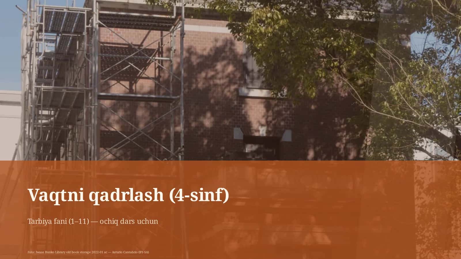 Vaqtni qadrlash (4-sinf) 1