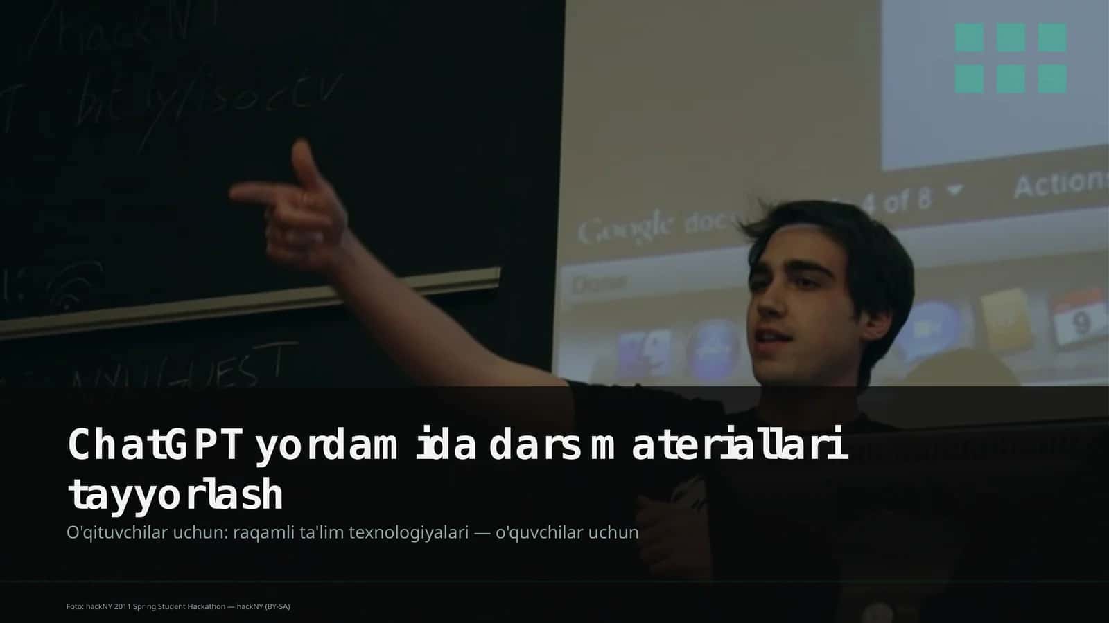 Dars materiallari tayyorlash 1