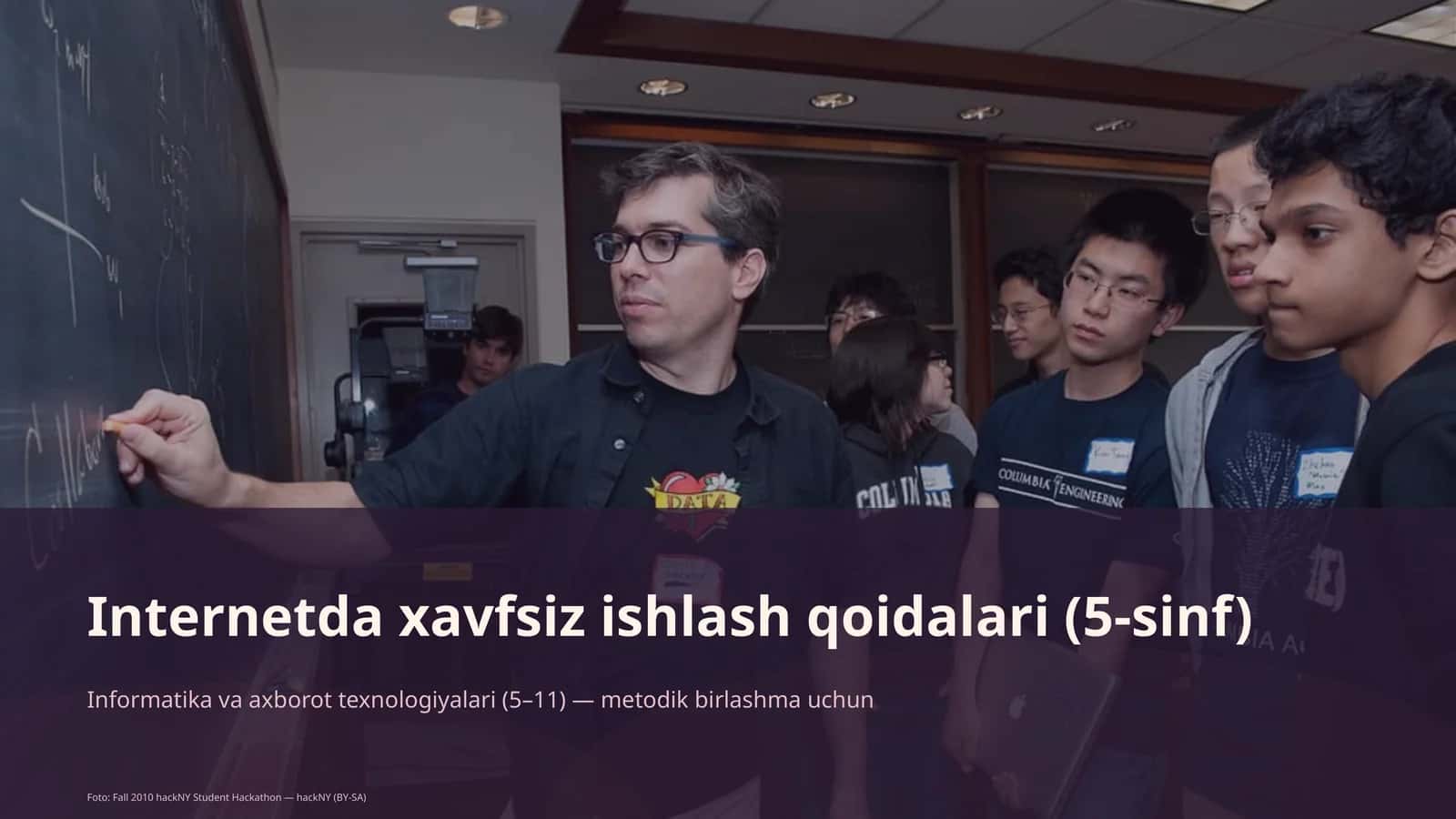 Internetda xavfsiz ishlash qoidalari (5-sinf) 1
