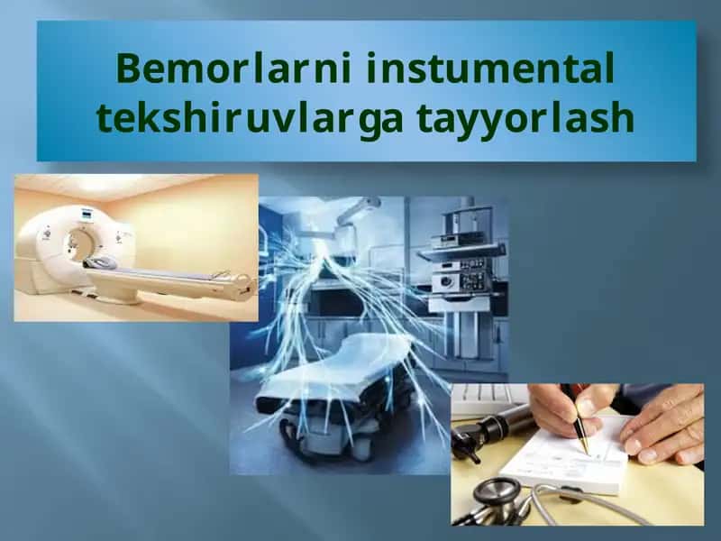 Instrumental tekshirish usullari 1
