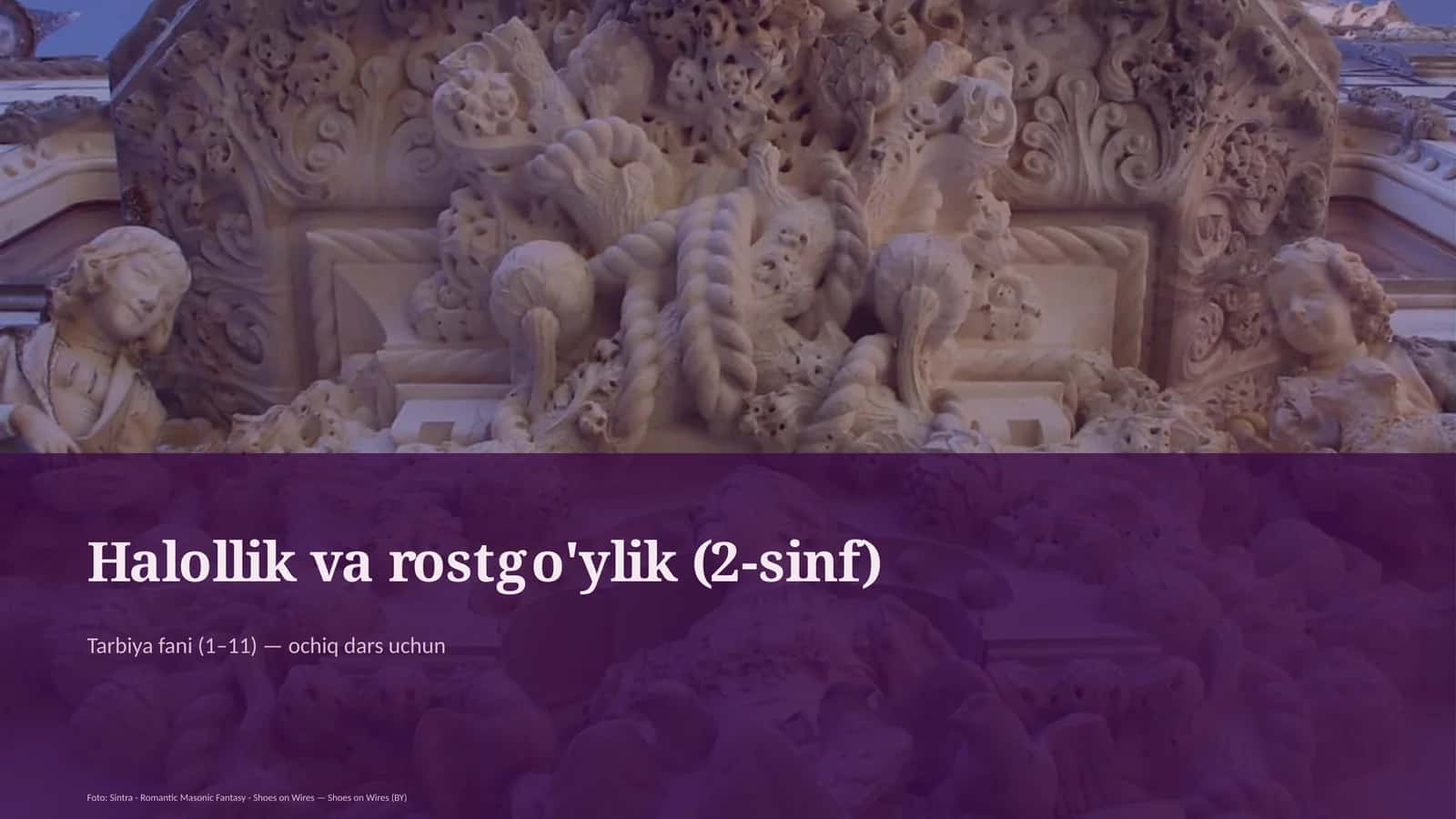 Halollik va rostgo'ylik (2-sinf) 1