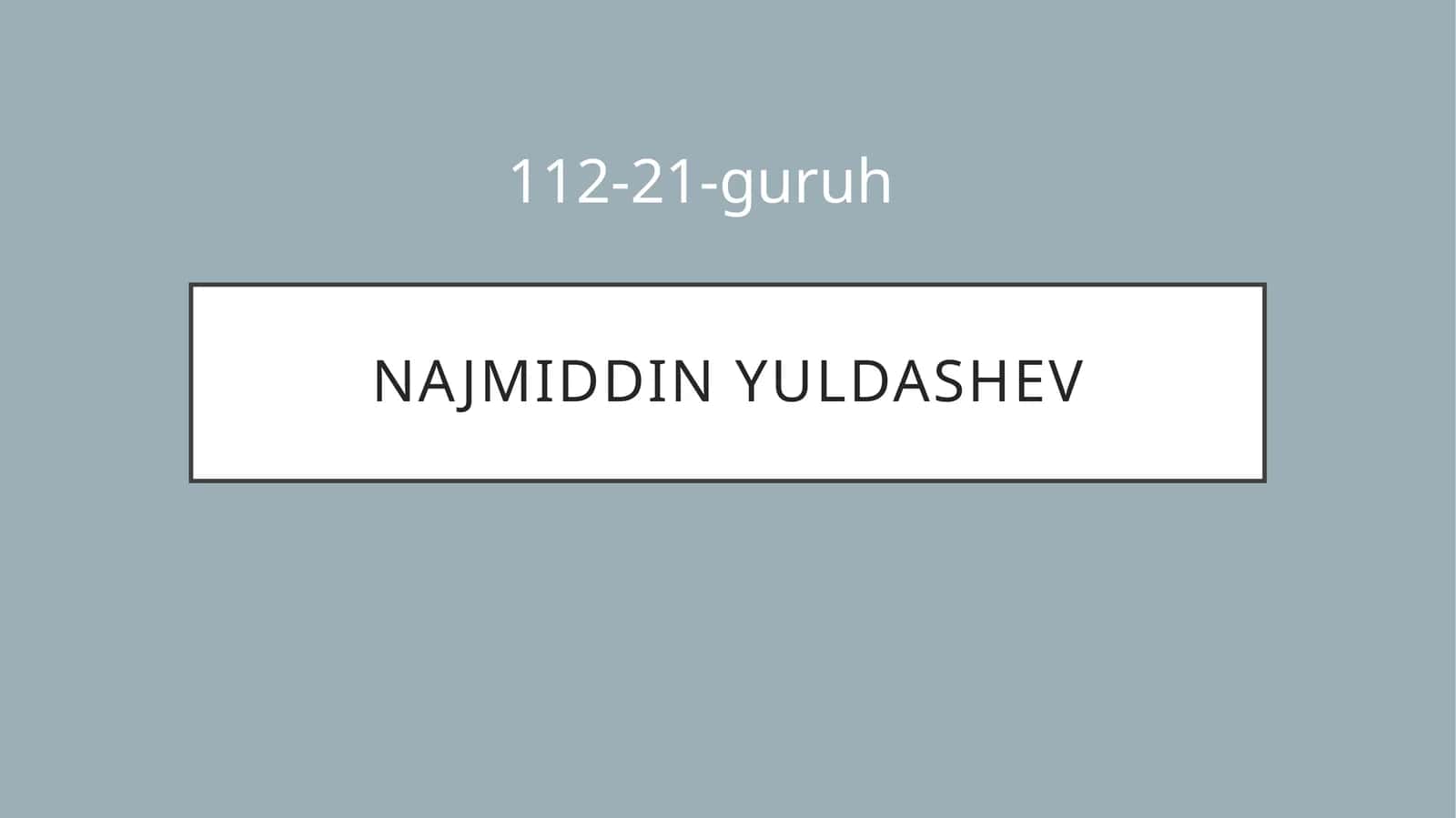 Kompyuterning dasturiy ta'minoti 1