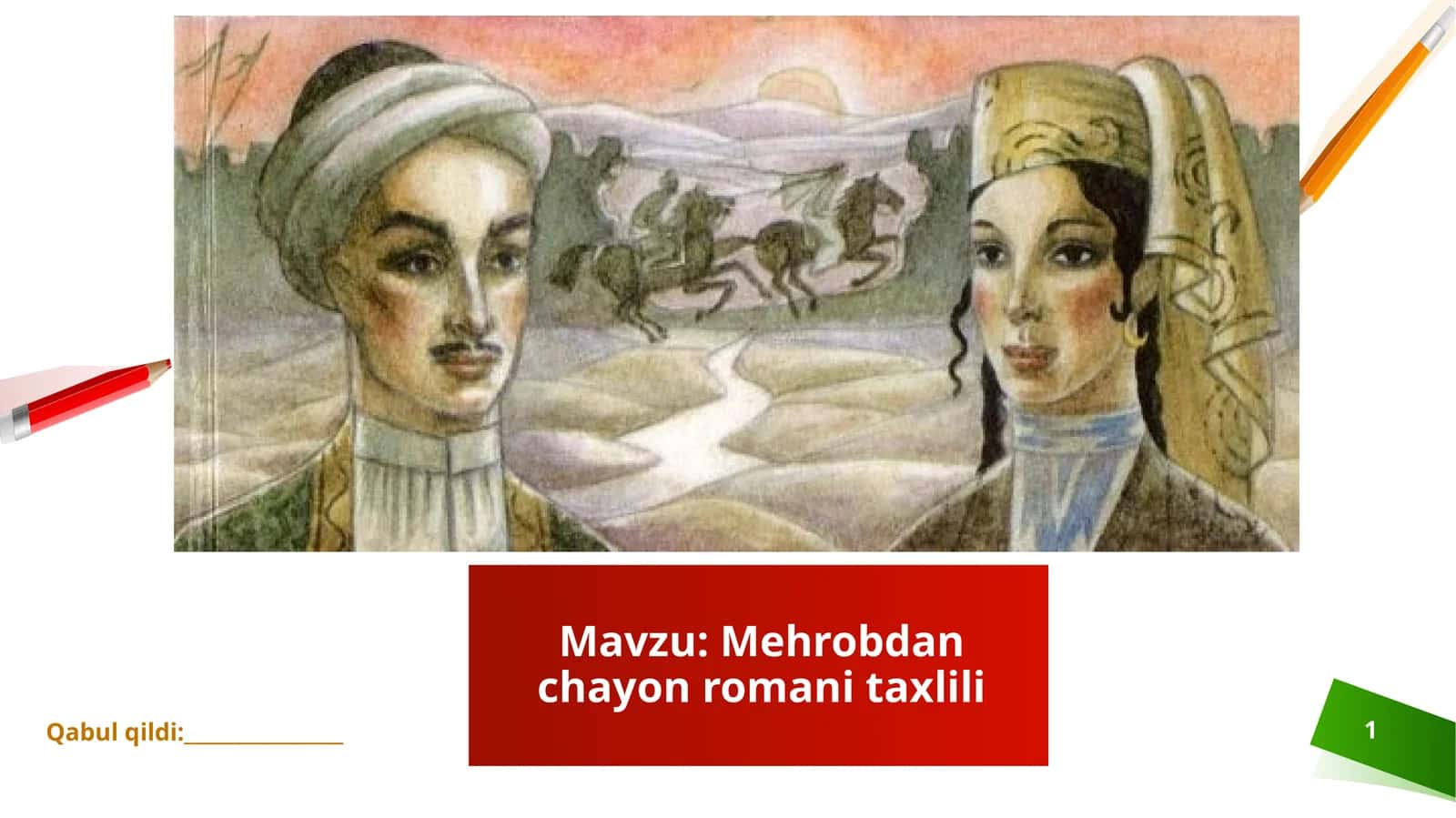 Mehrobdan chayon romani taxlili 1