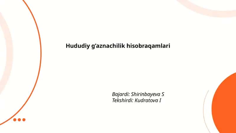 Hududiy g’aznachilik hisobraqamlari 1
