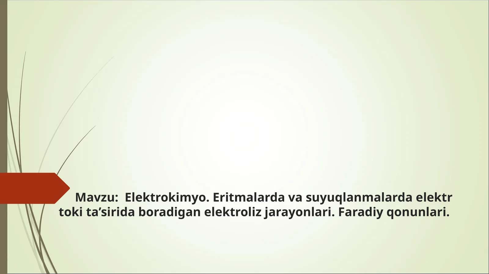 Elektrokimyo 1