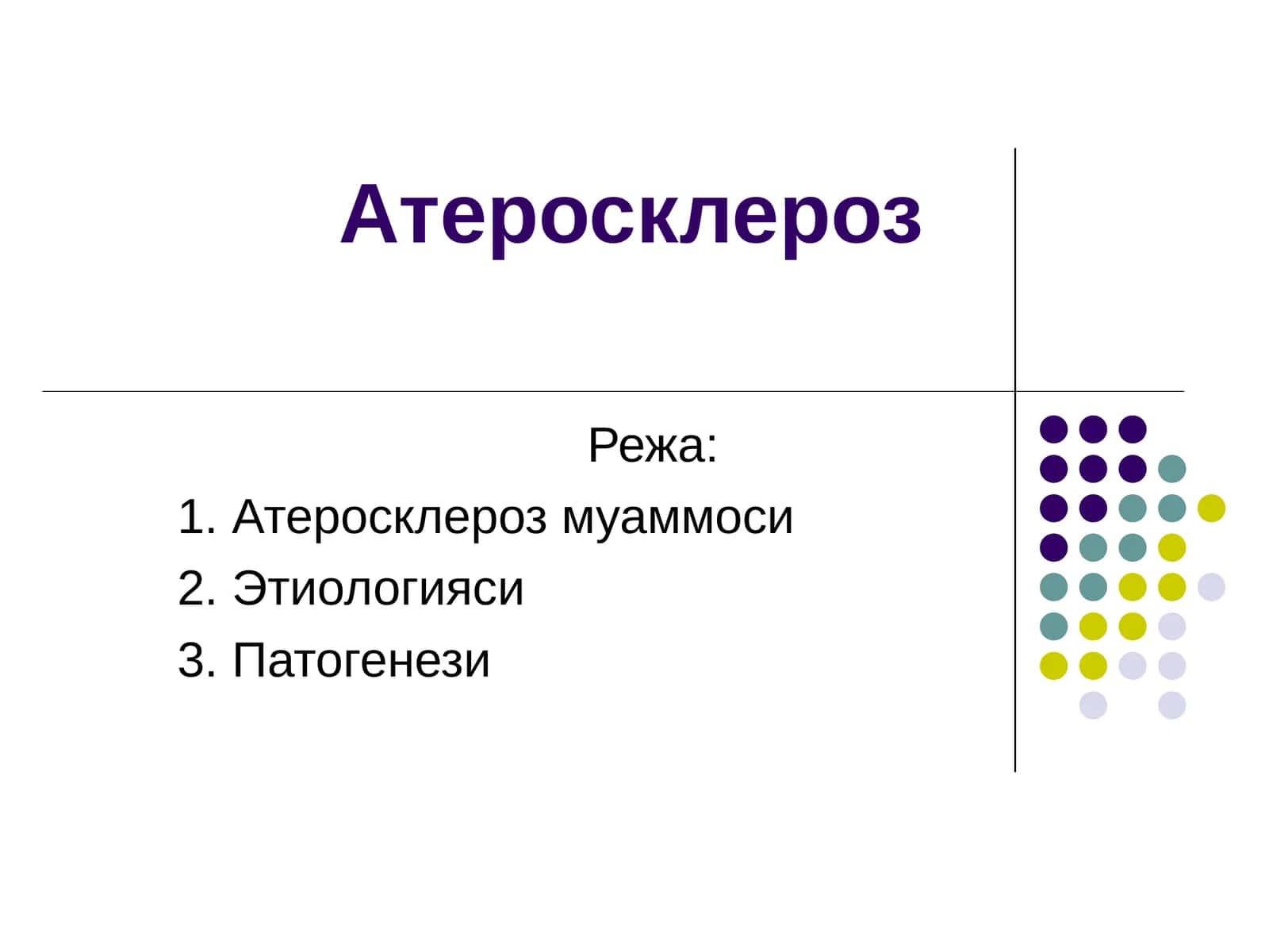 Атеросклероз 1