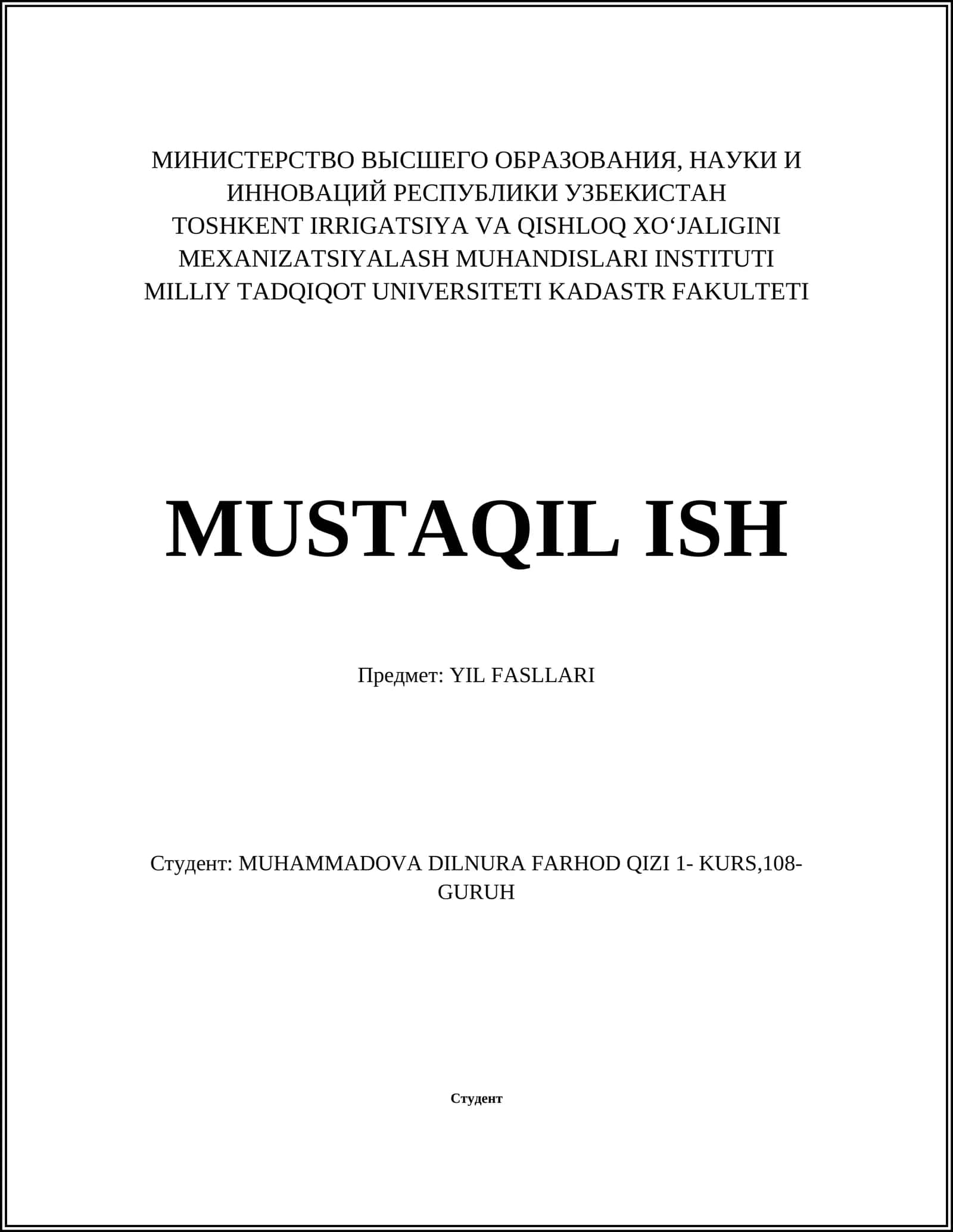 YIL FASLLARI 1