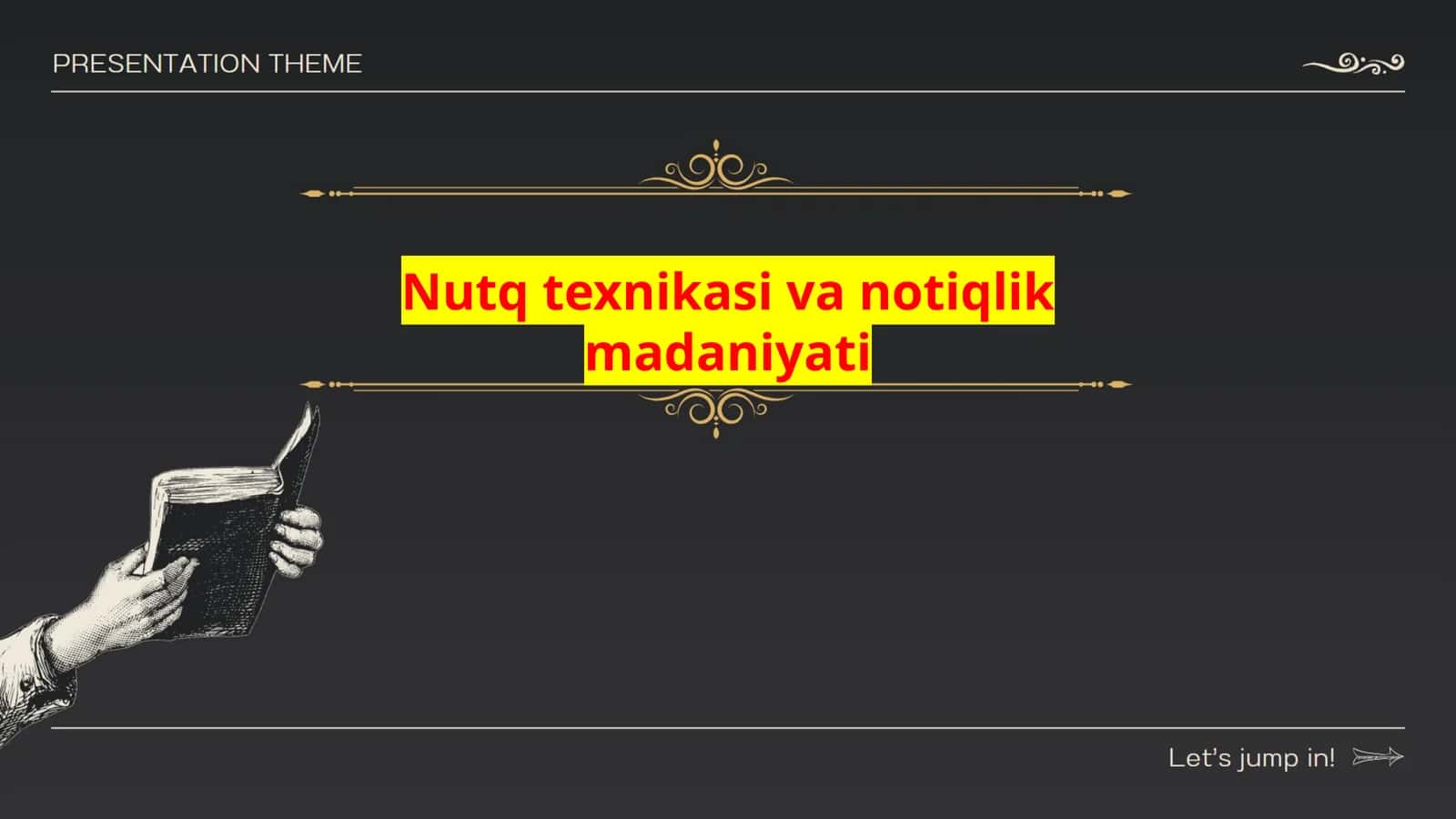 Nutq texnikasi va notiqlik madaniyati 1