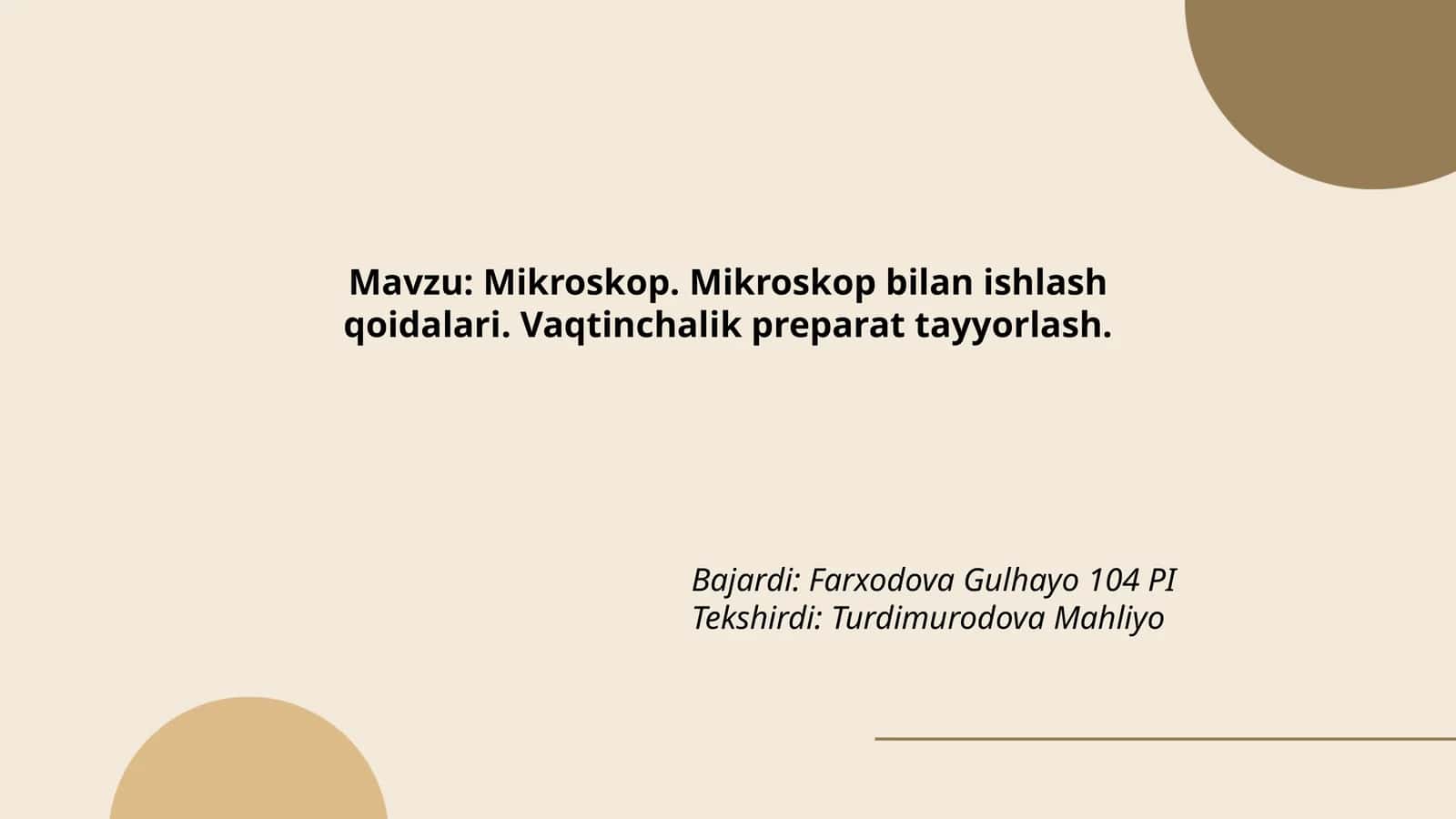 Mikroskop 1