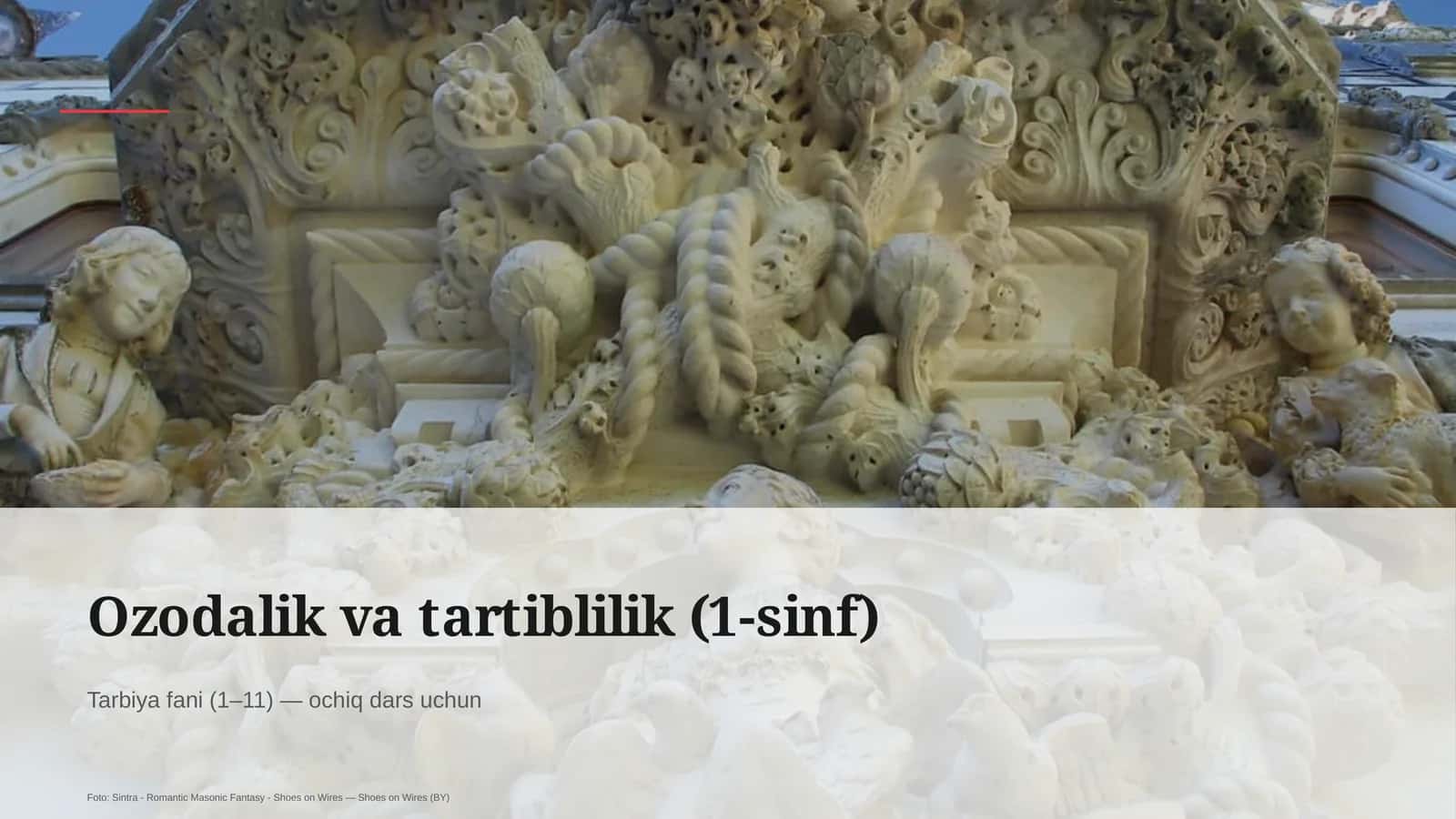 Ozodalik va tartiblilik (1-sinf) 1