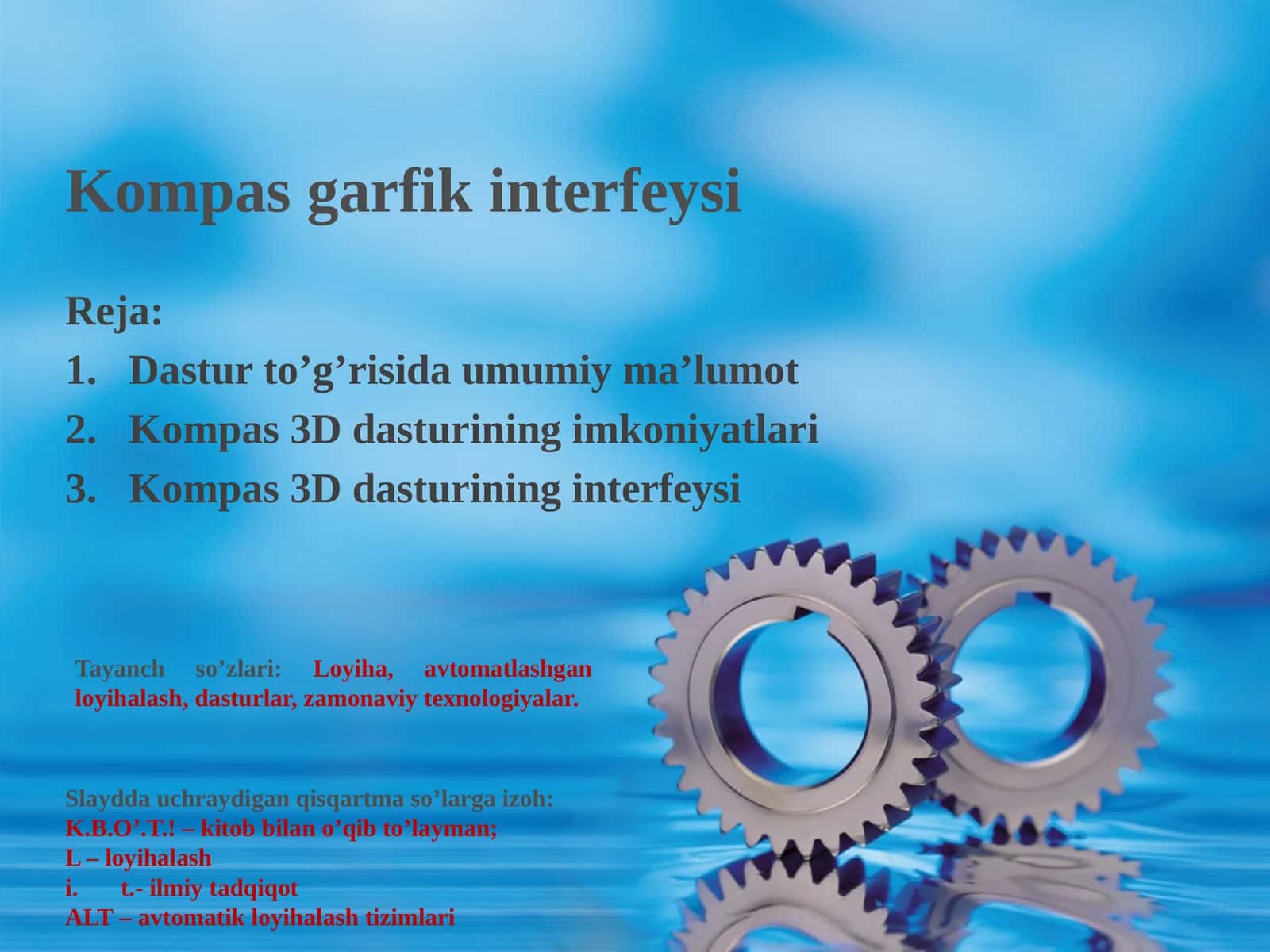 Kompas garfik interfeysi 1