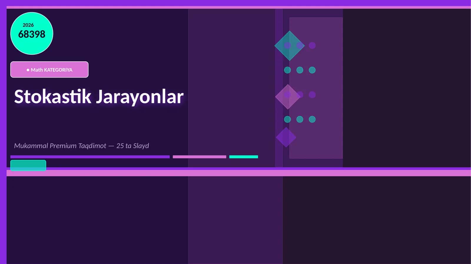 Stokastik Jarayonlar 1