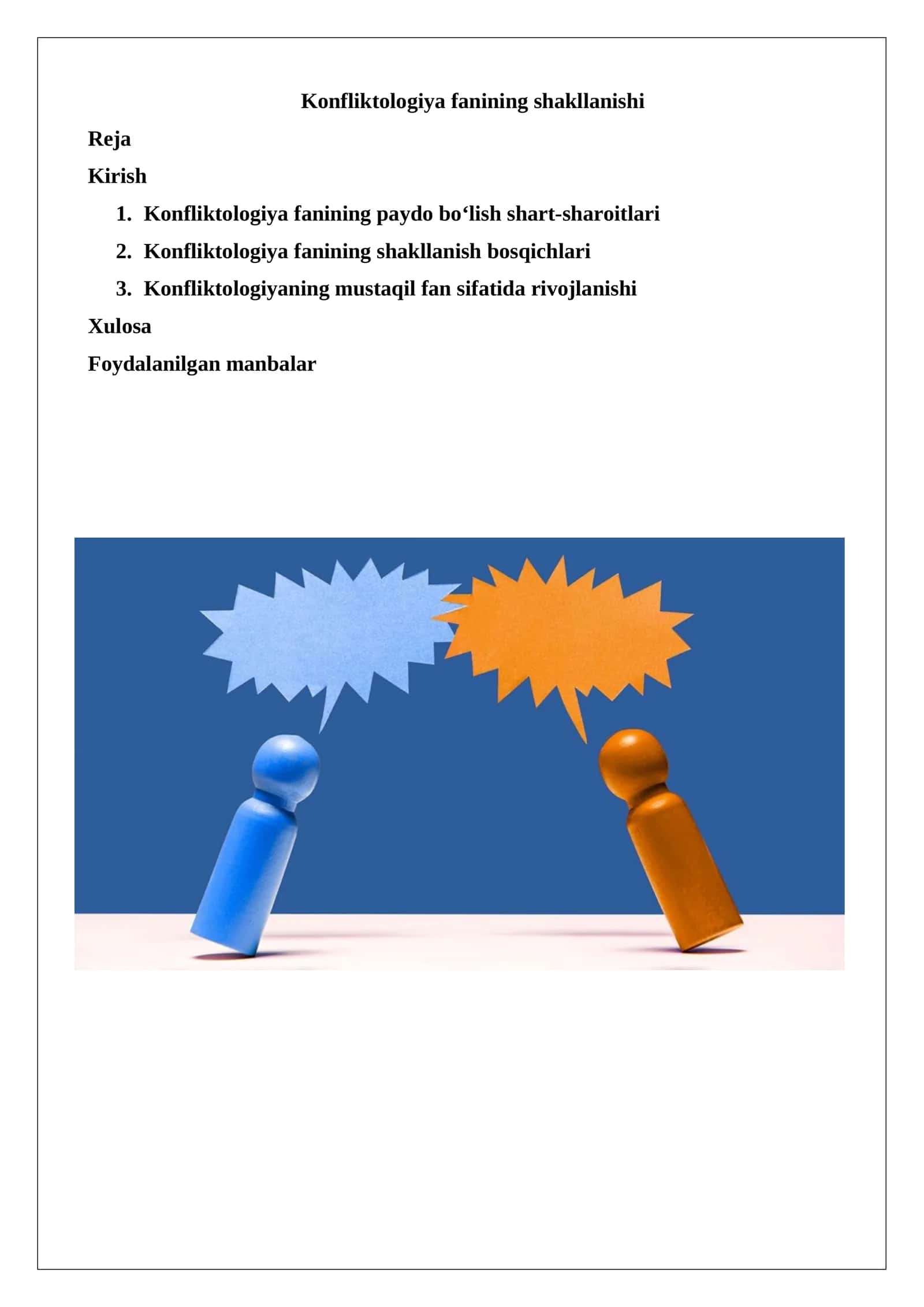 Konfliktologiya fanining shakllanishi 1