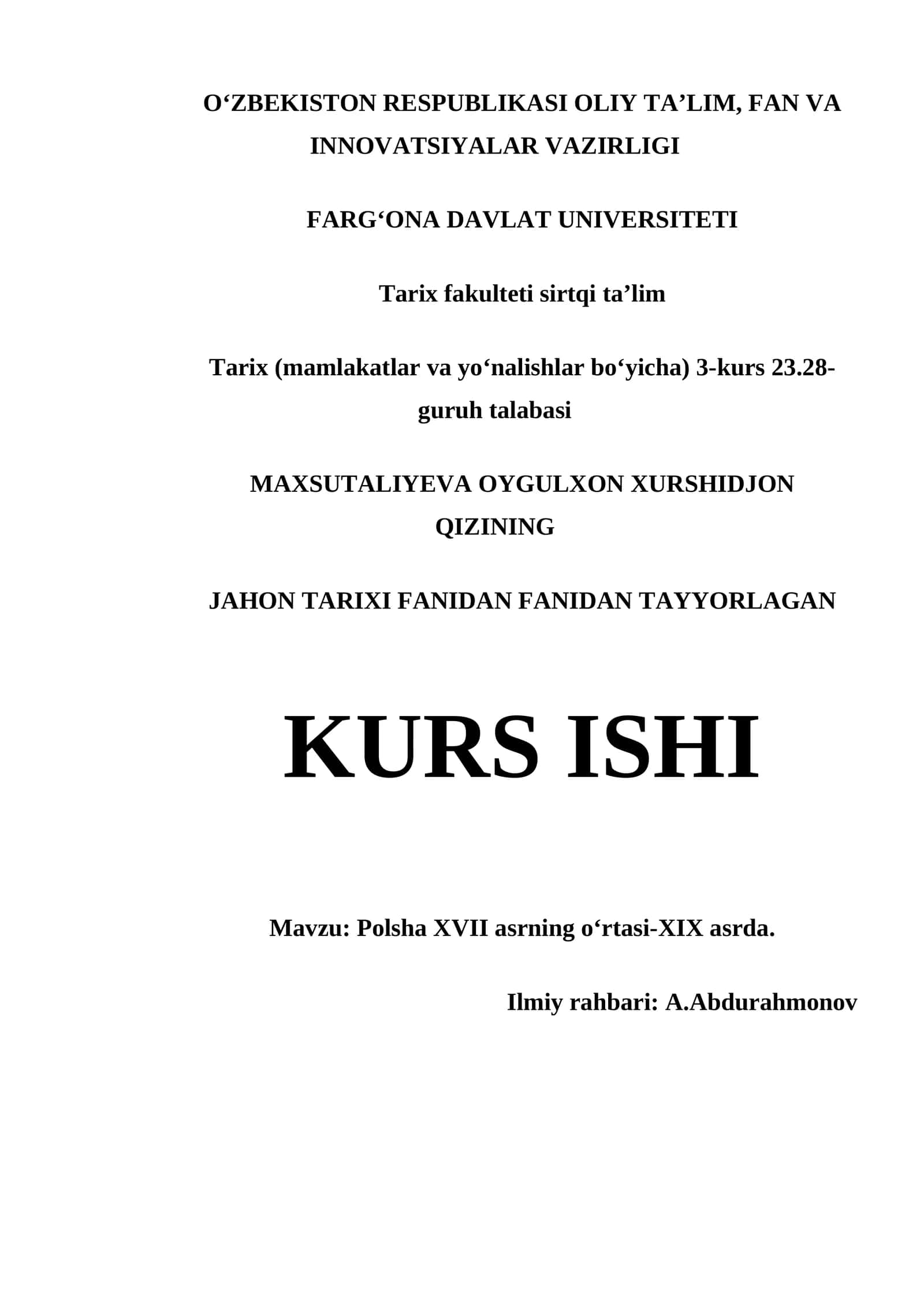 Polsha XVII asrning oʻrtasi-XIX asrda 1