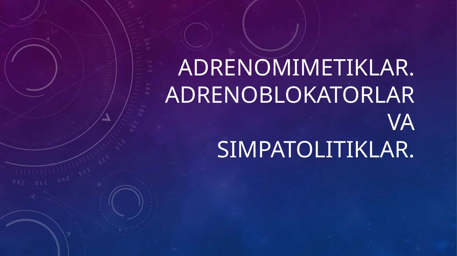 Adrenomimetiklar 1