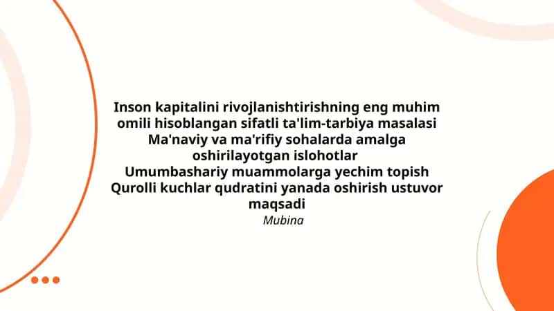 Inson kapitalini rivojlanishtirishning 1