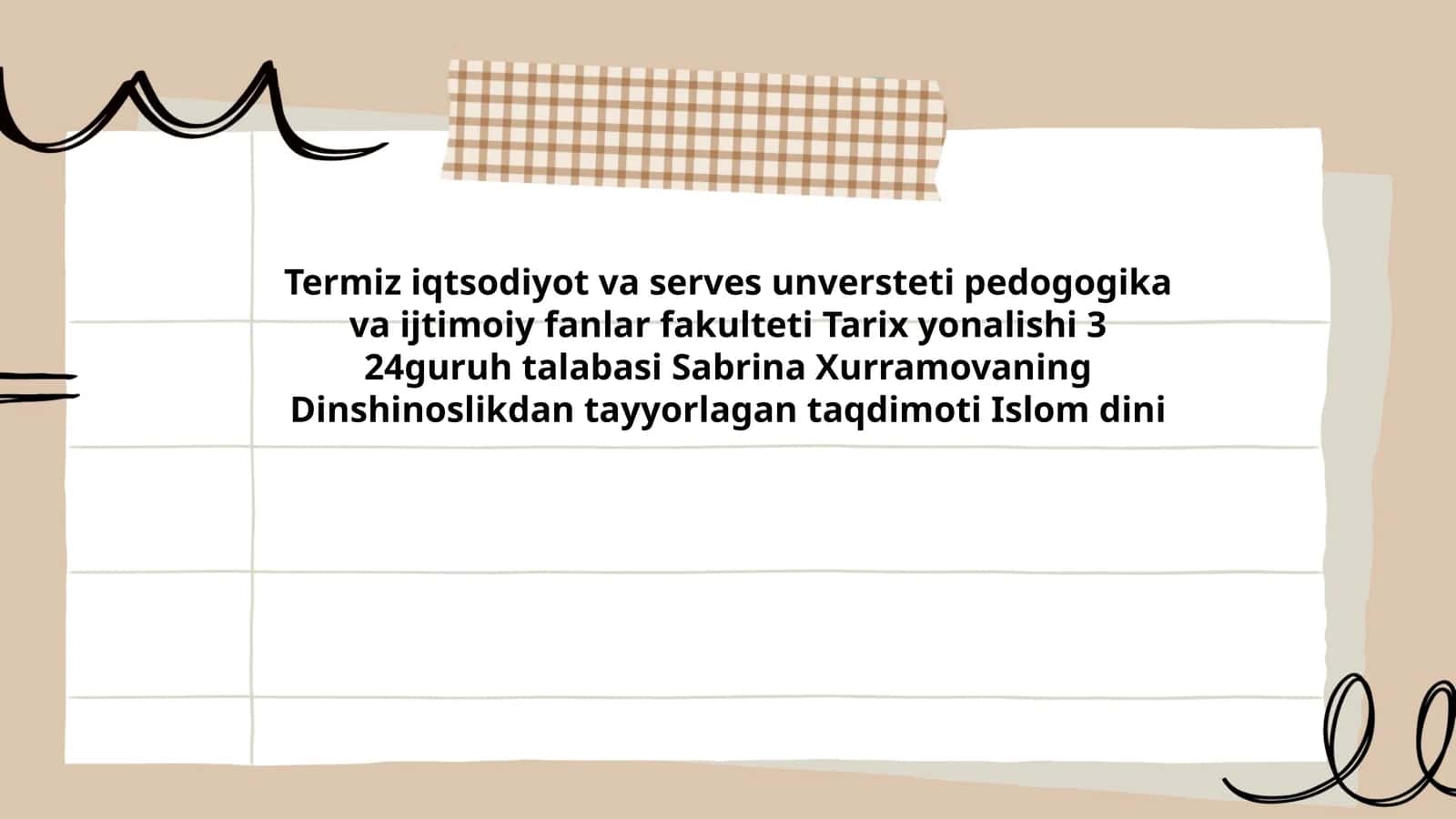 Islom dini taqdimoti 1
