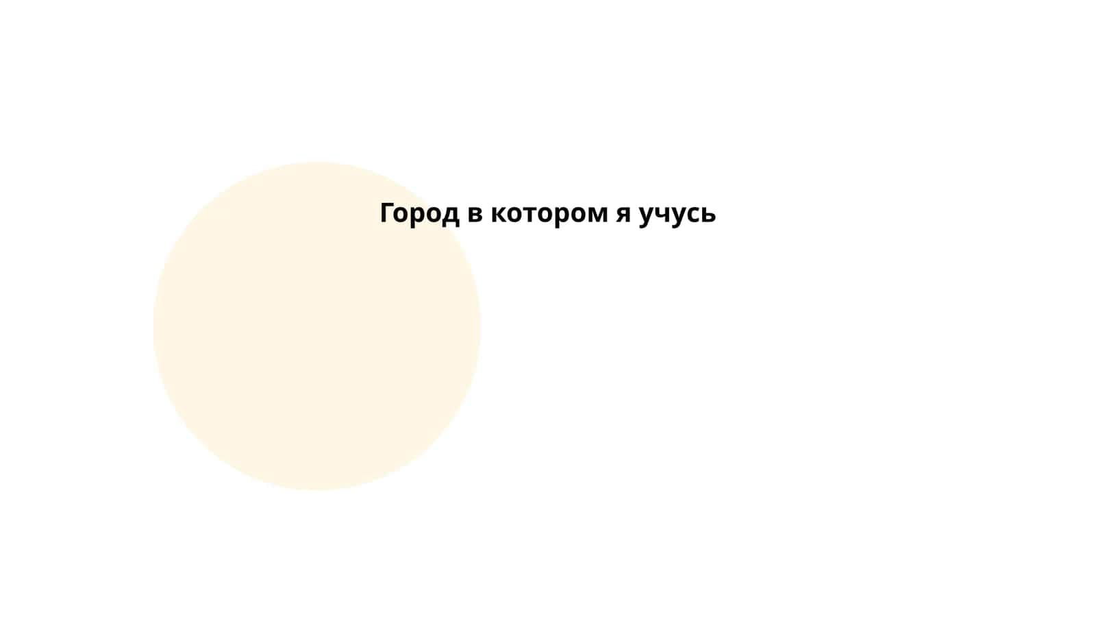 Город в котором я учусь 1