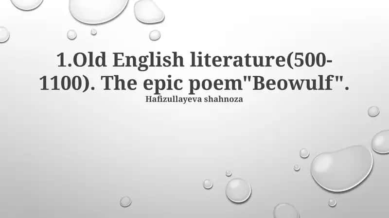 Beowulf 1
