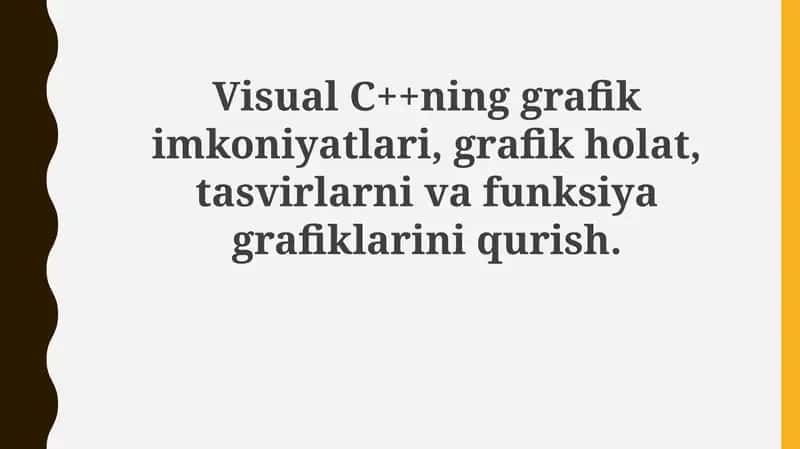 Visual C++ 1