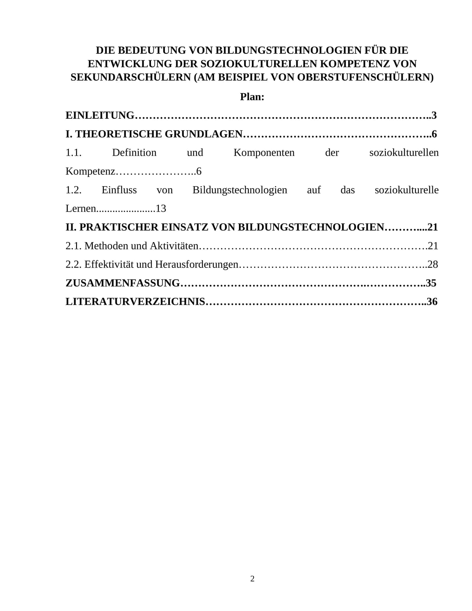 DIE BEDEUTUNG VON BILDUNGSTECHNOLOGIEN FÜR DIE ENTWICKLUNG DER SOZIOKULTURELLEN KOMPETENZ VON SEKUNDARSCHÜLERN (AM BEISPIEL VON OBERSTUFENSCHÜLERN) 1