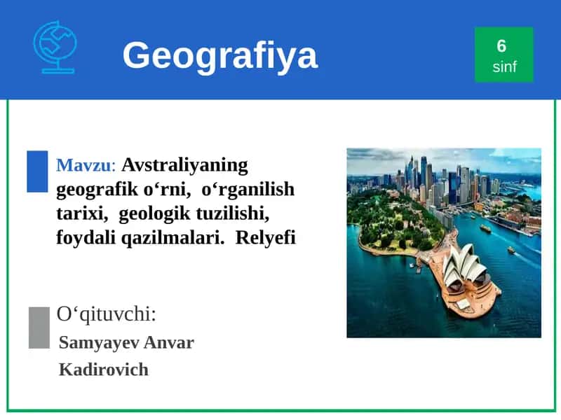 Geografiya 1