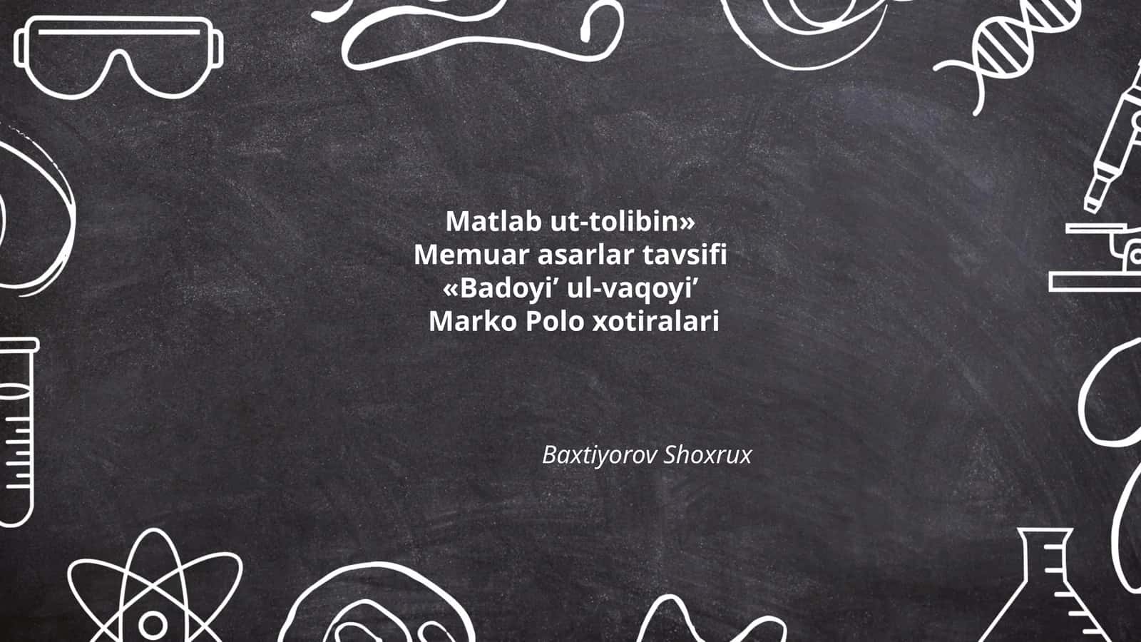 MATLAB dasturlash tillari 1