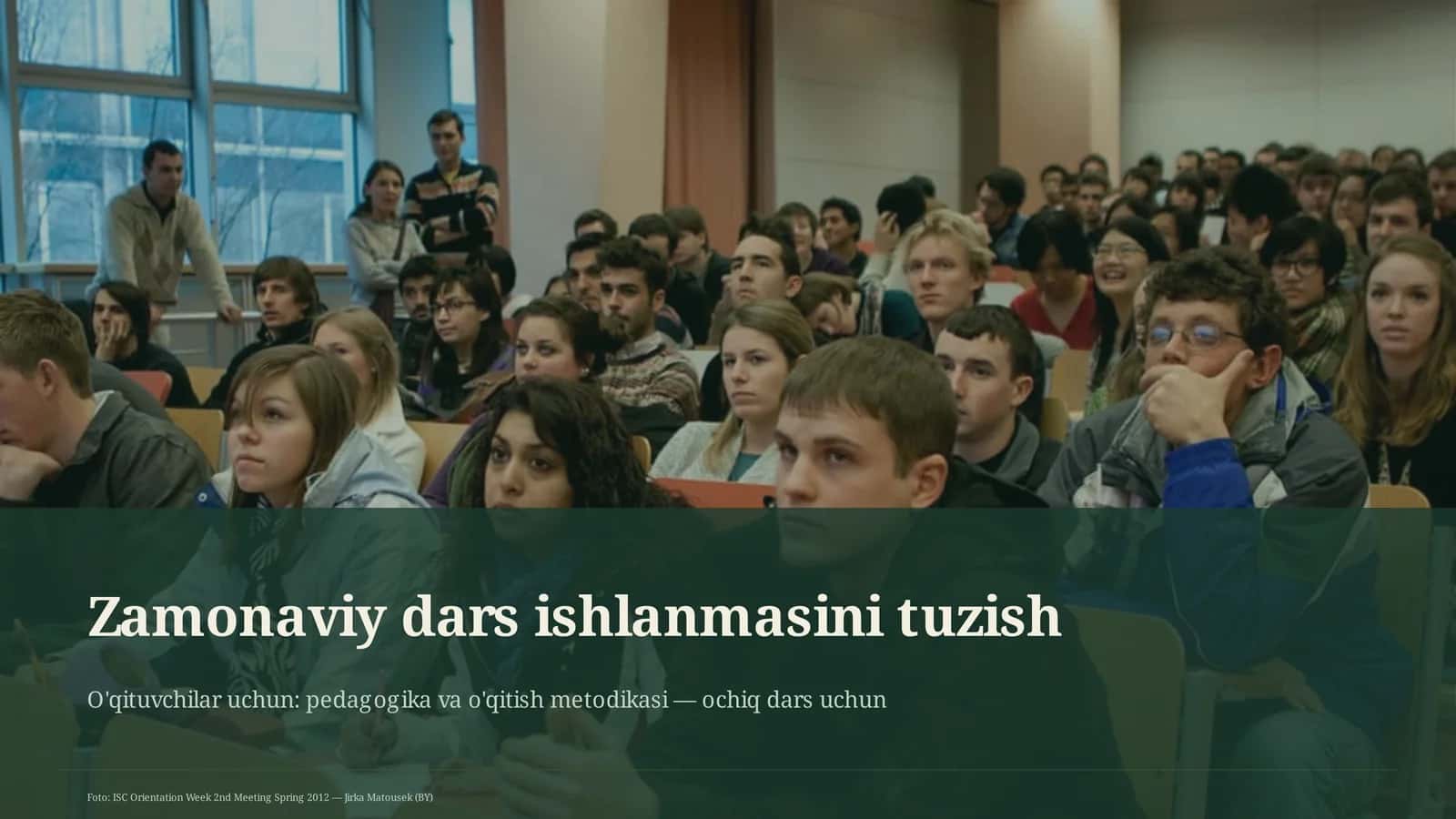 Zamonaviy dars ishlanmasini tuzish 1