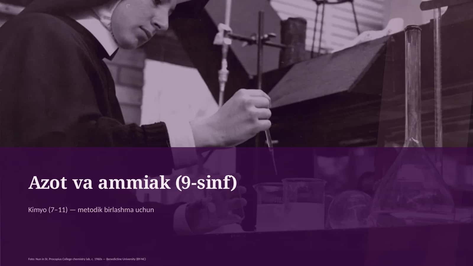 Azot va ammiak (9-sinf) 1