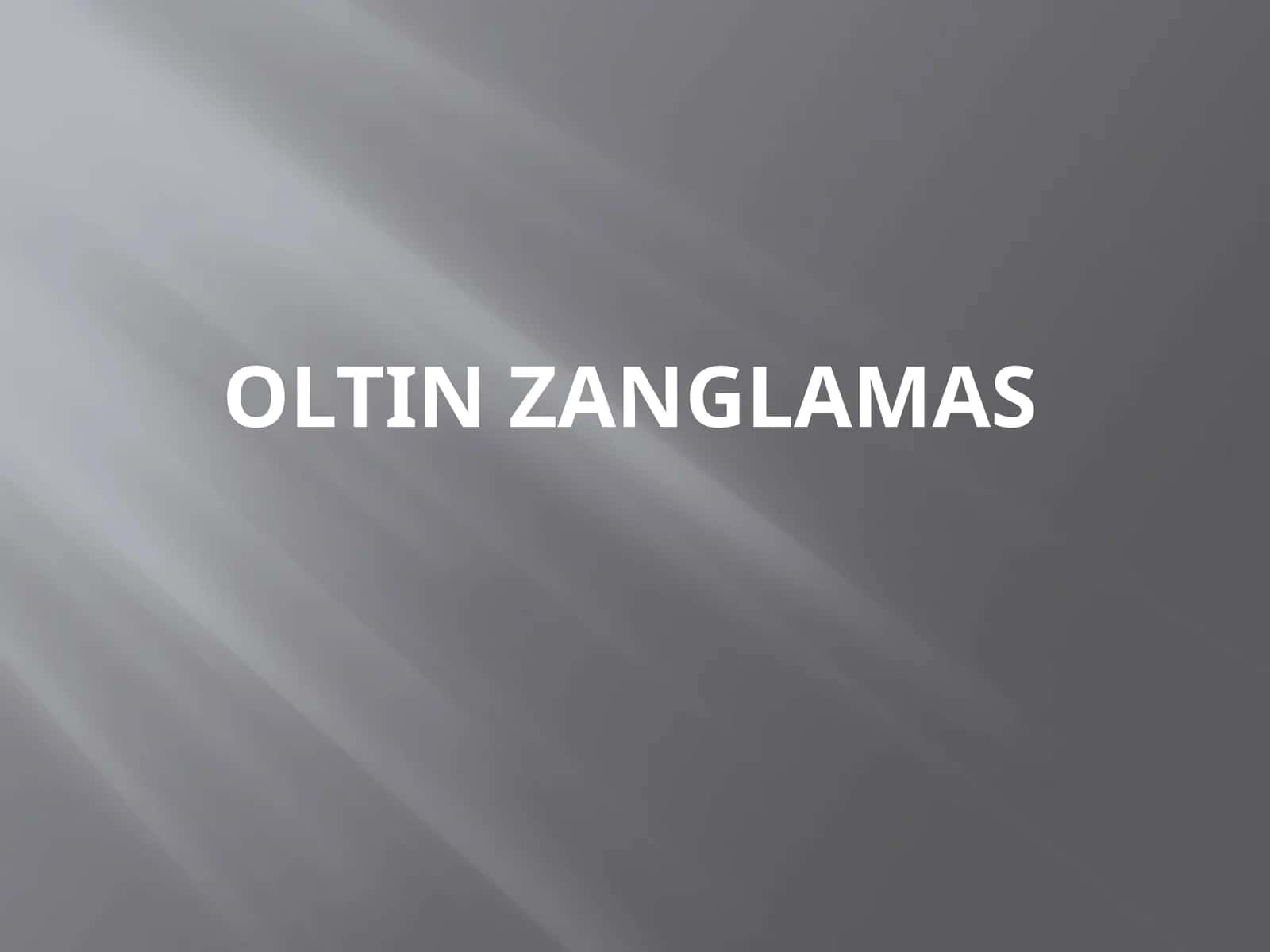 Oltin zanglamas 1