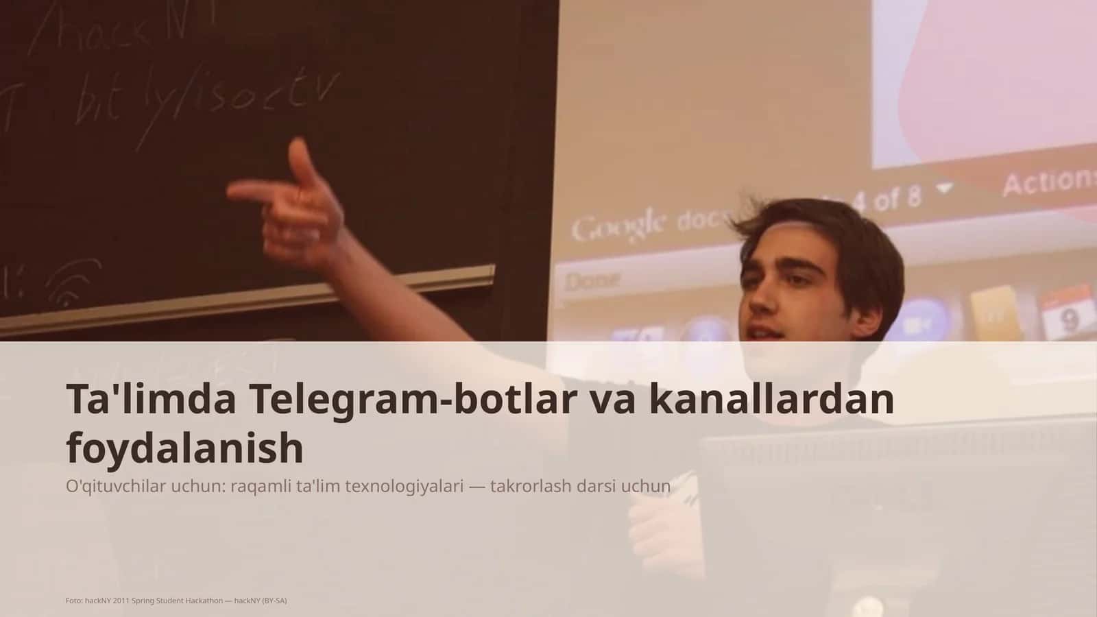 Telegram-botlar va kanallardan foydalanish 1