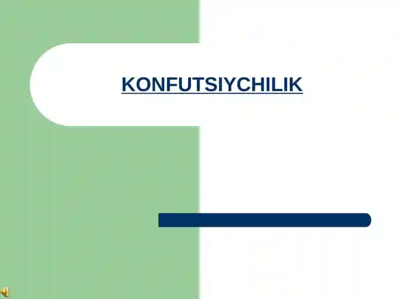 Konfutsiychilik