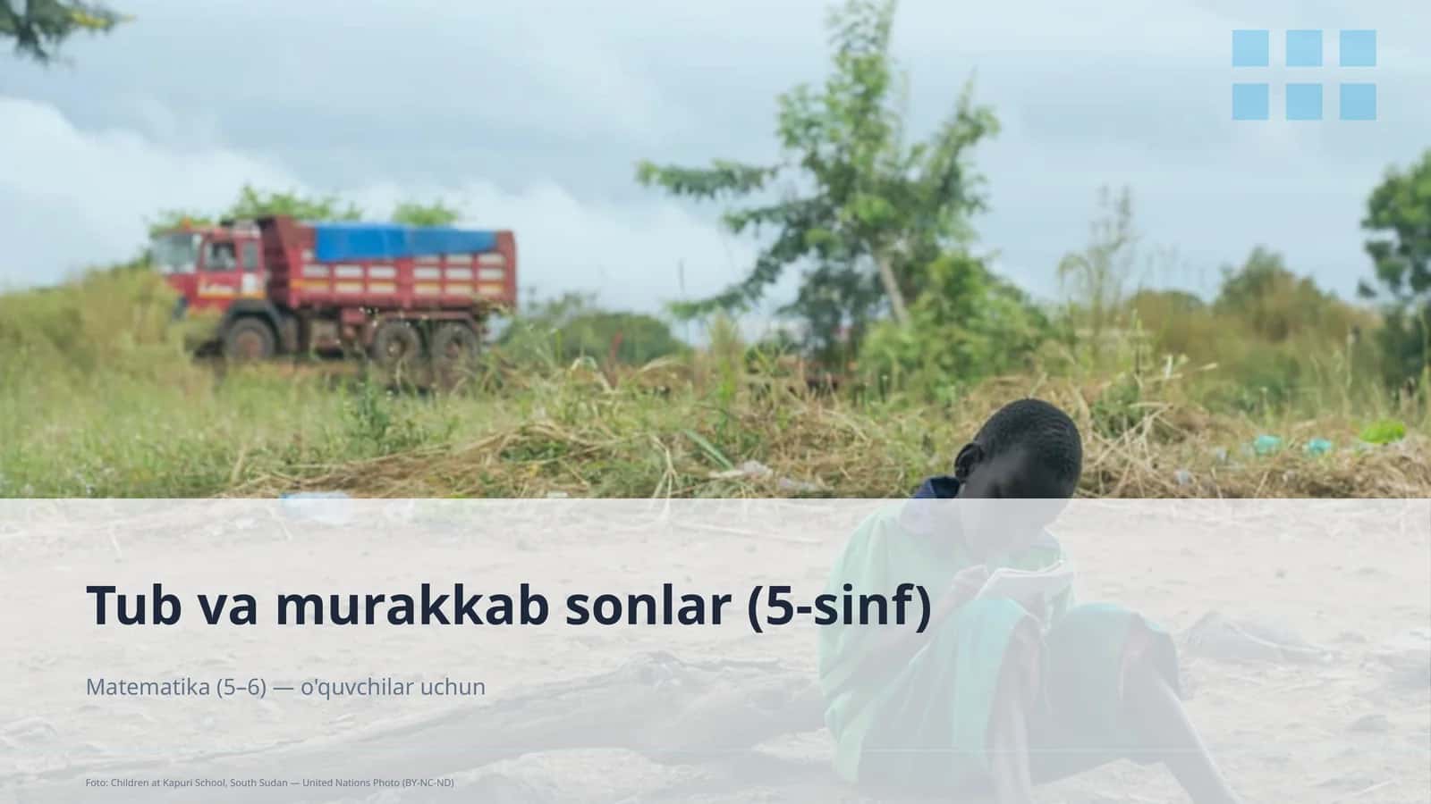 Tub va murakkab sonlar (5-sinf) 1