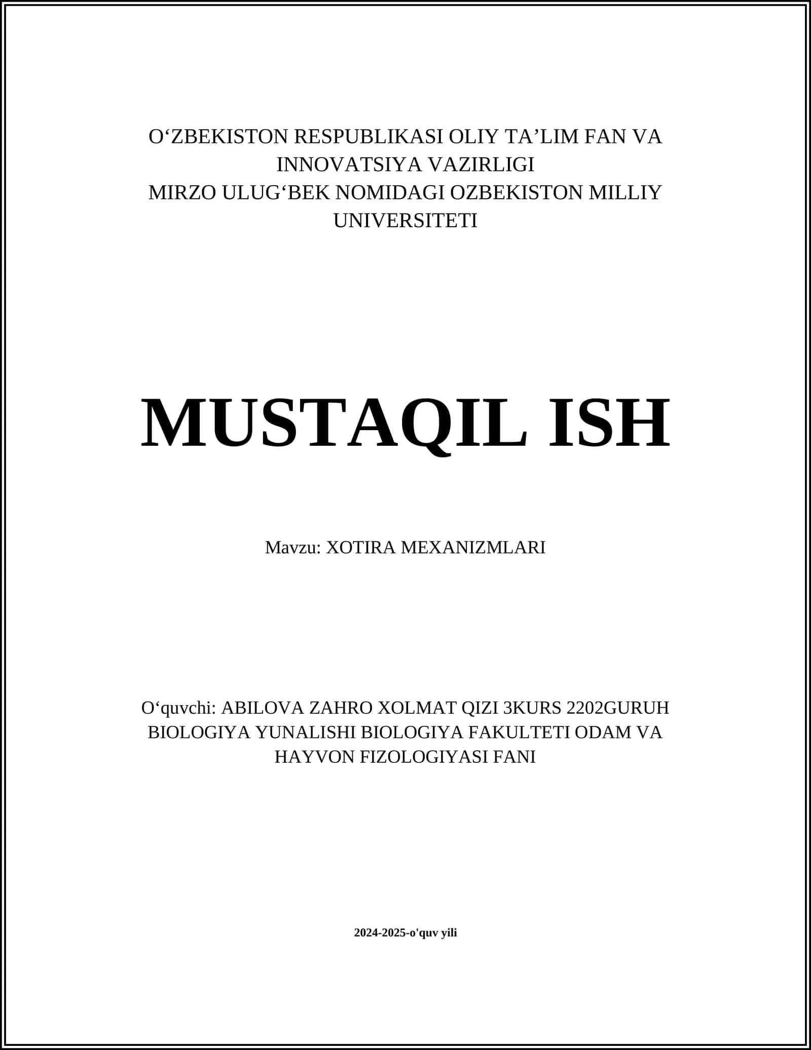 Ma'lumot saqlash usullari 1